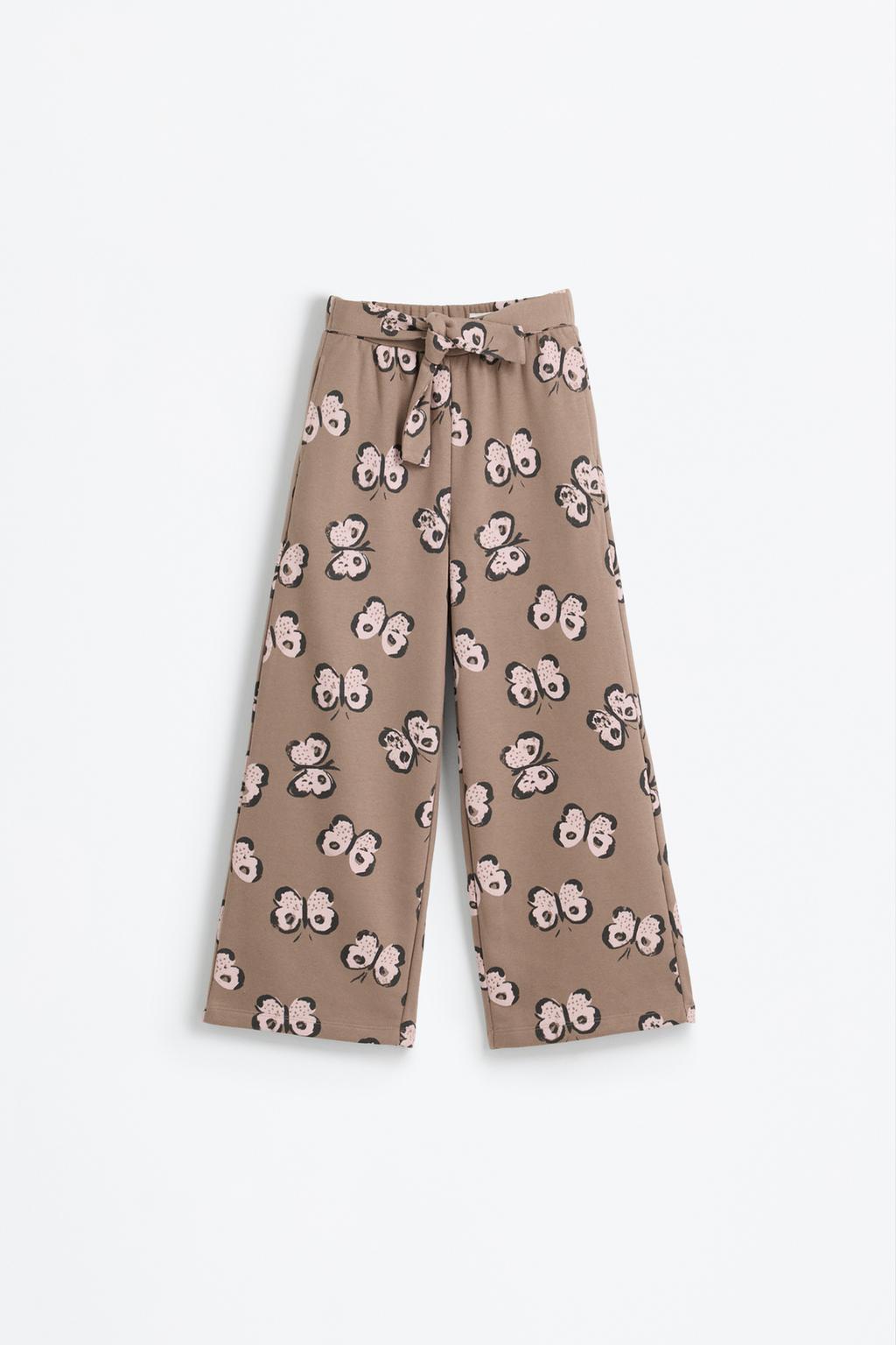 Pantalón culotte estampados nudo