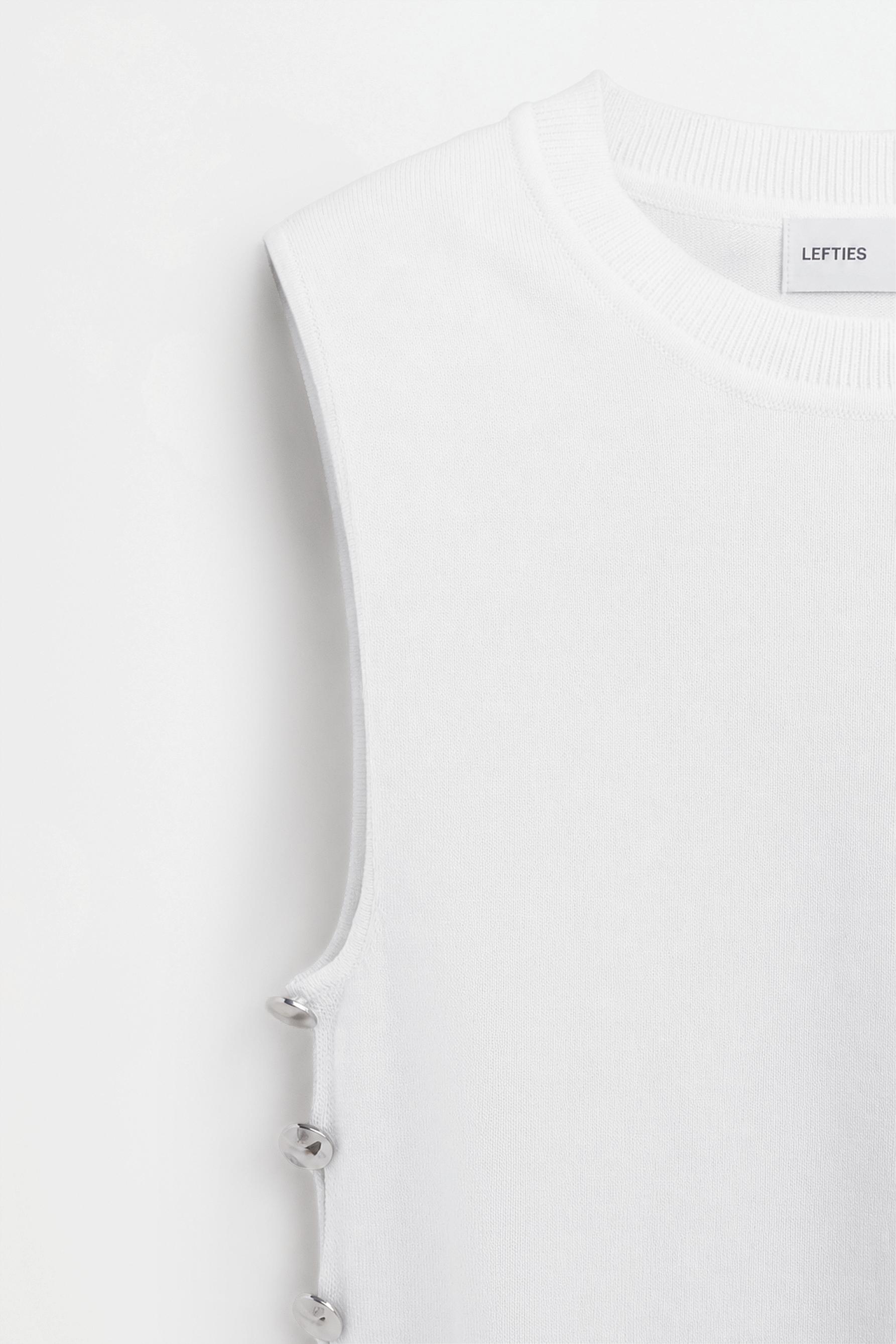 Side button top — WHITE