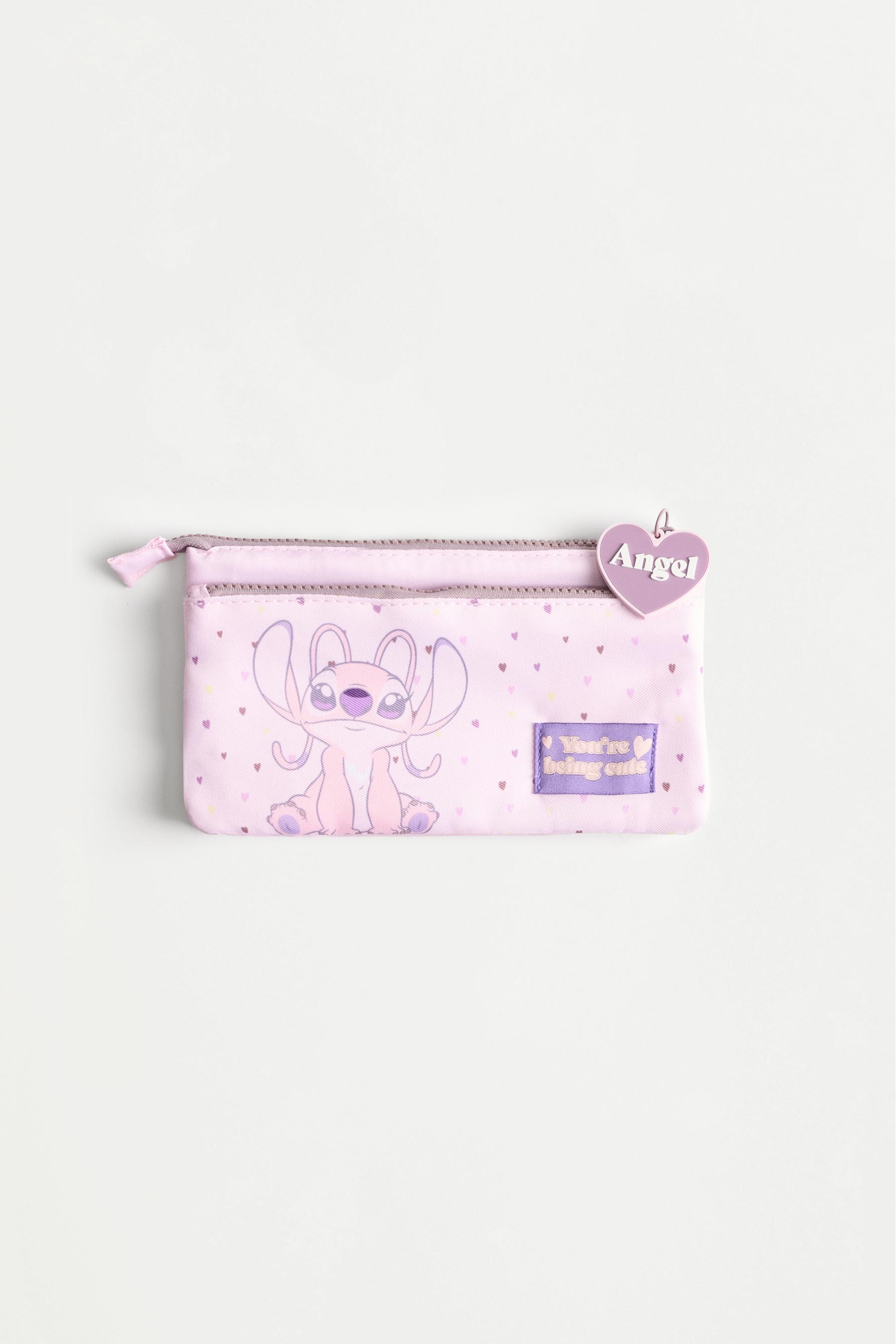 Angel ©Disney multi-compartment pencil case — PINK