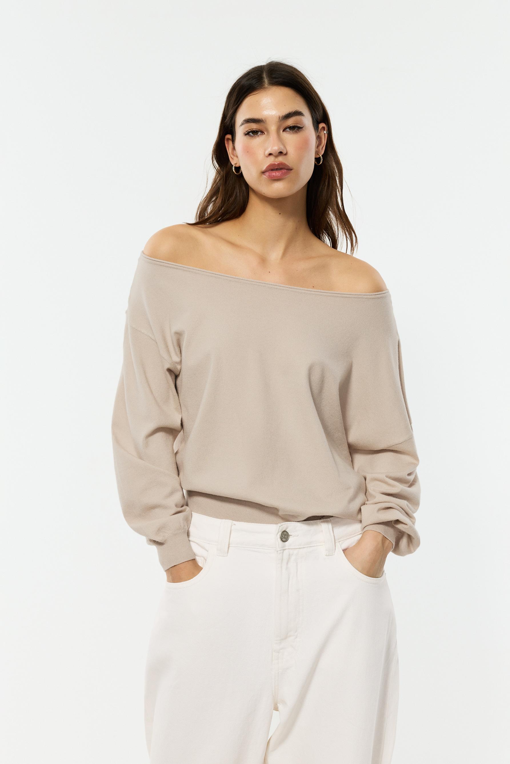 Jersey punto asimétrico