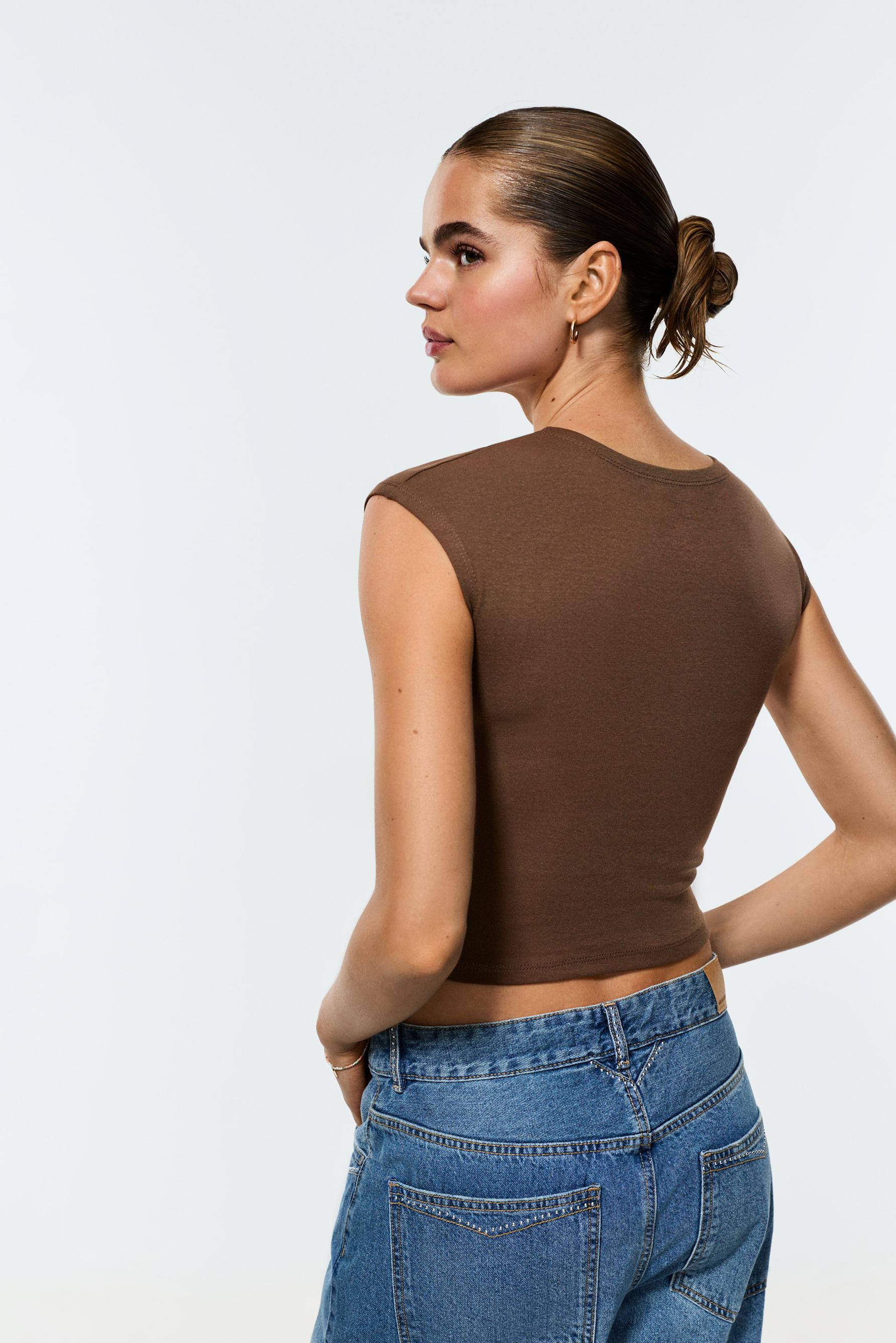 Short sleeve T-shirt — CHOCOLATE