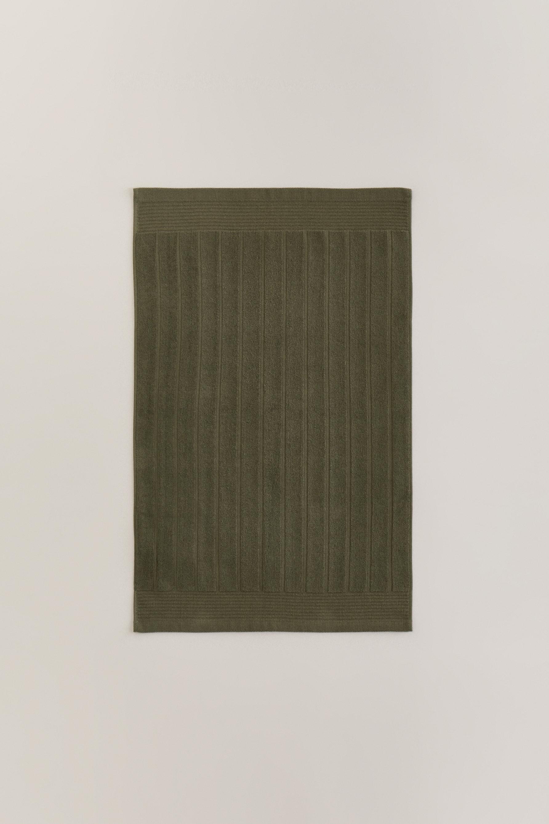 Alfombra de baño lisa 70 x 50 cm