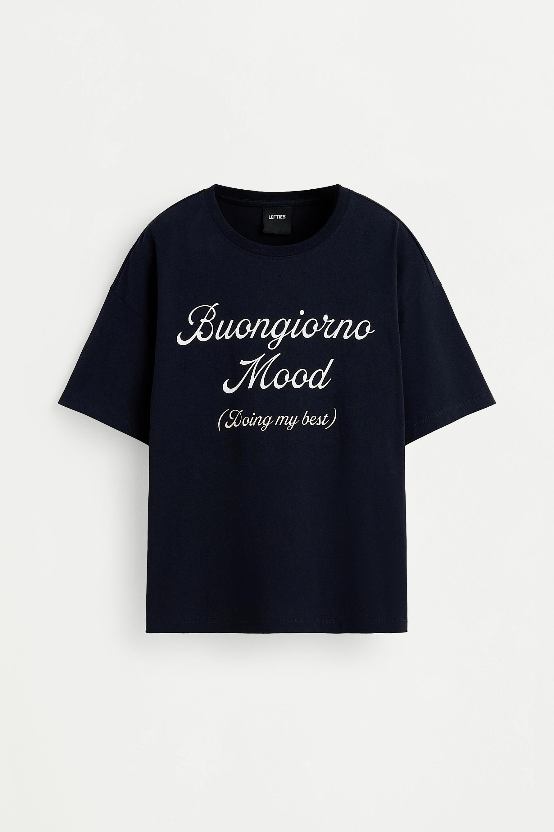 Long printed pyjamas — NAVY