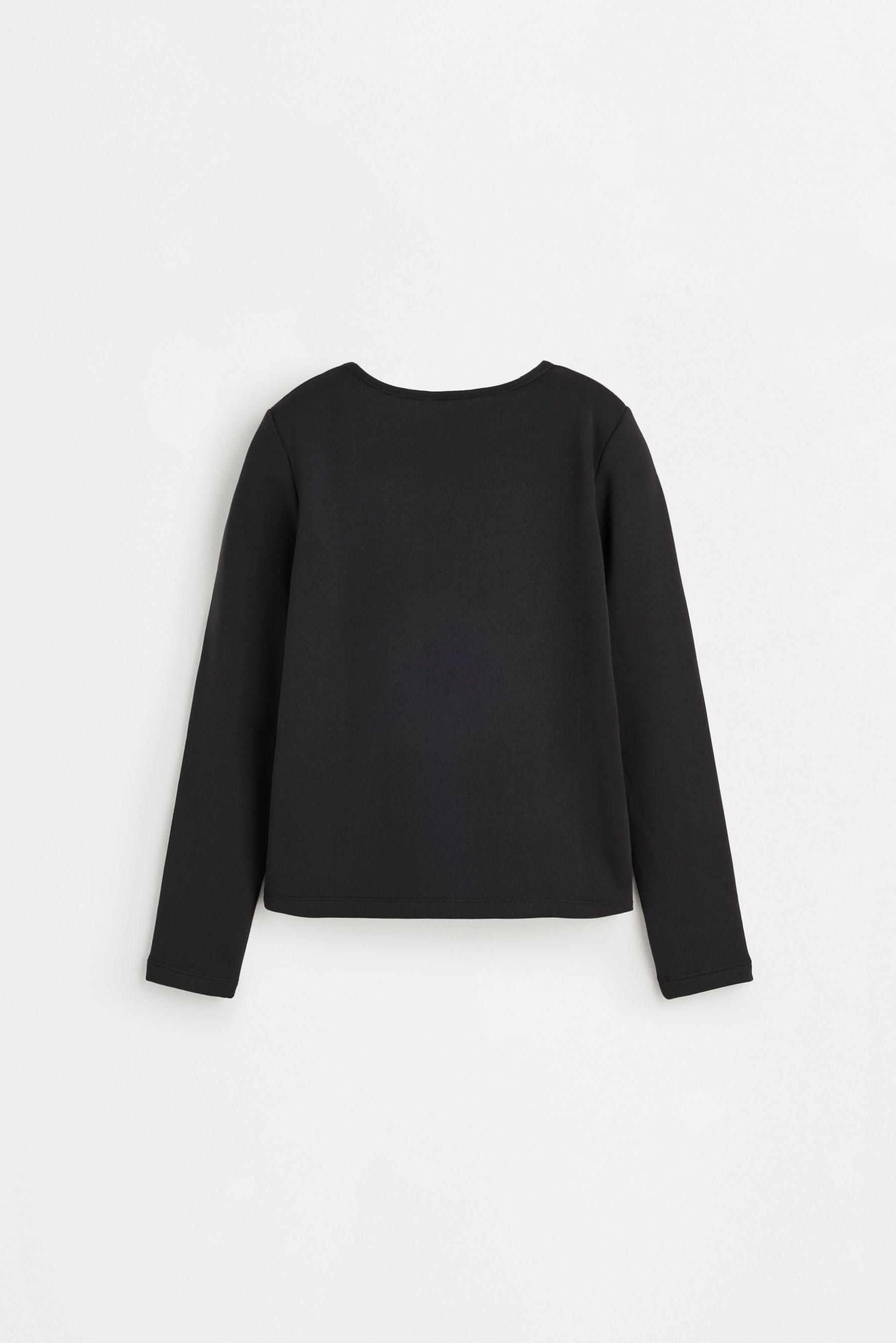 HEAVY WEIGHT Thermal Comfort T-shirt — BLACK