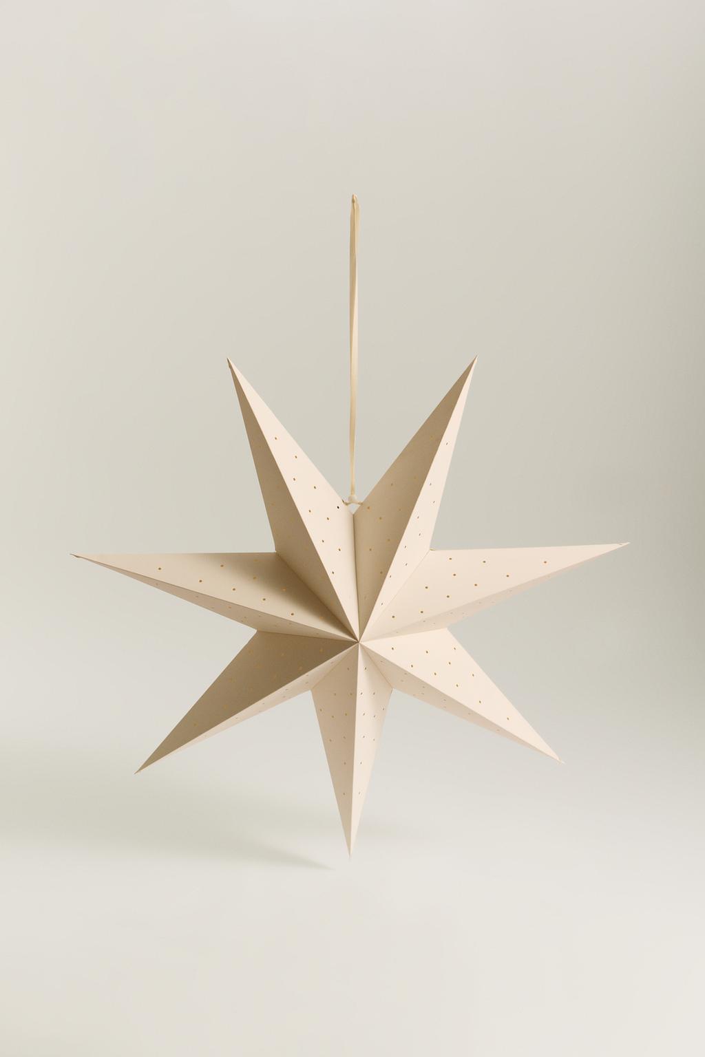 Adorno estrella troquelada 60 cm