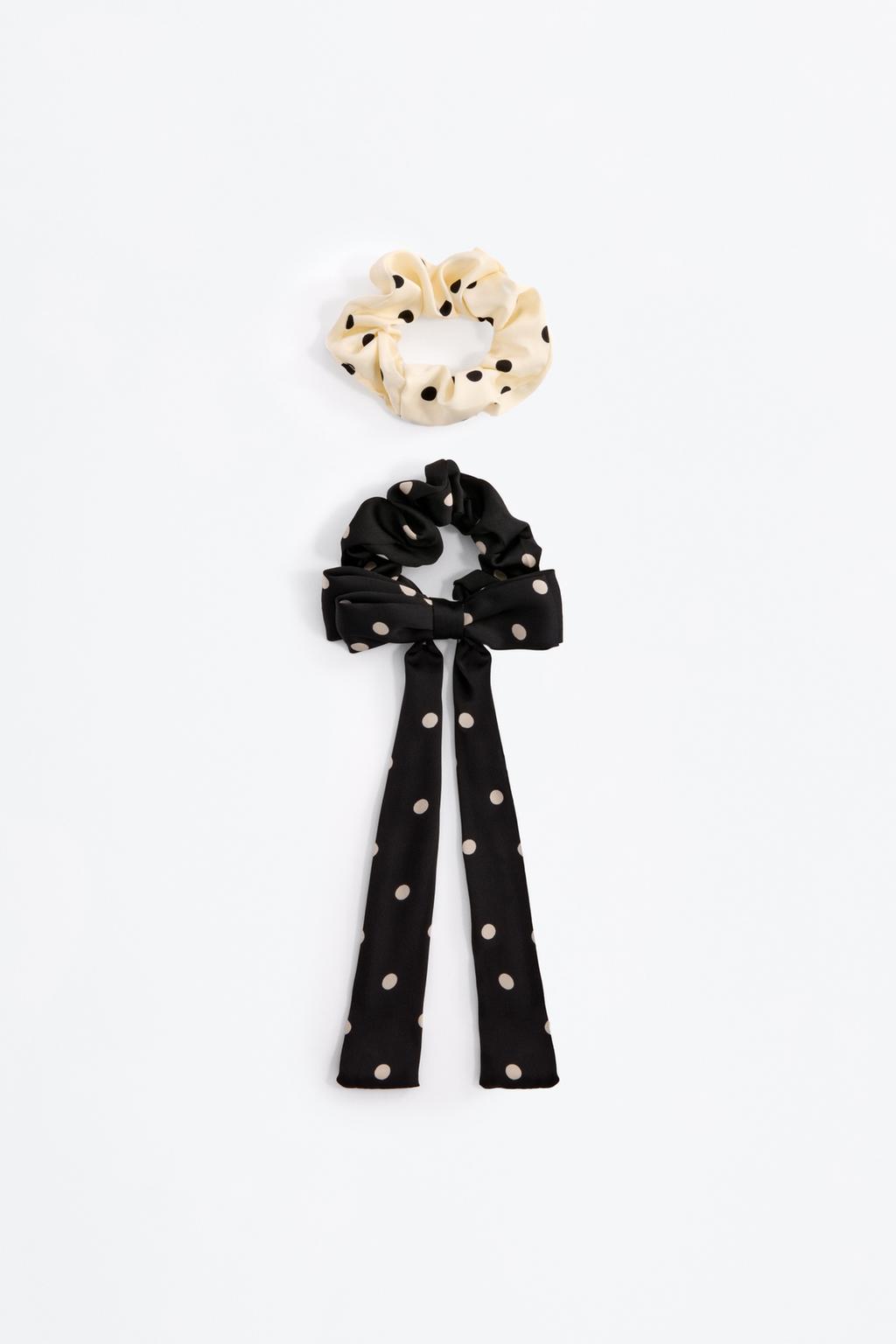 Pack 2 scrunchies topos