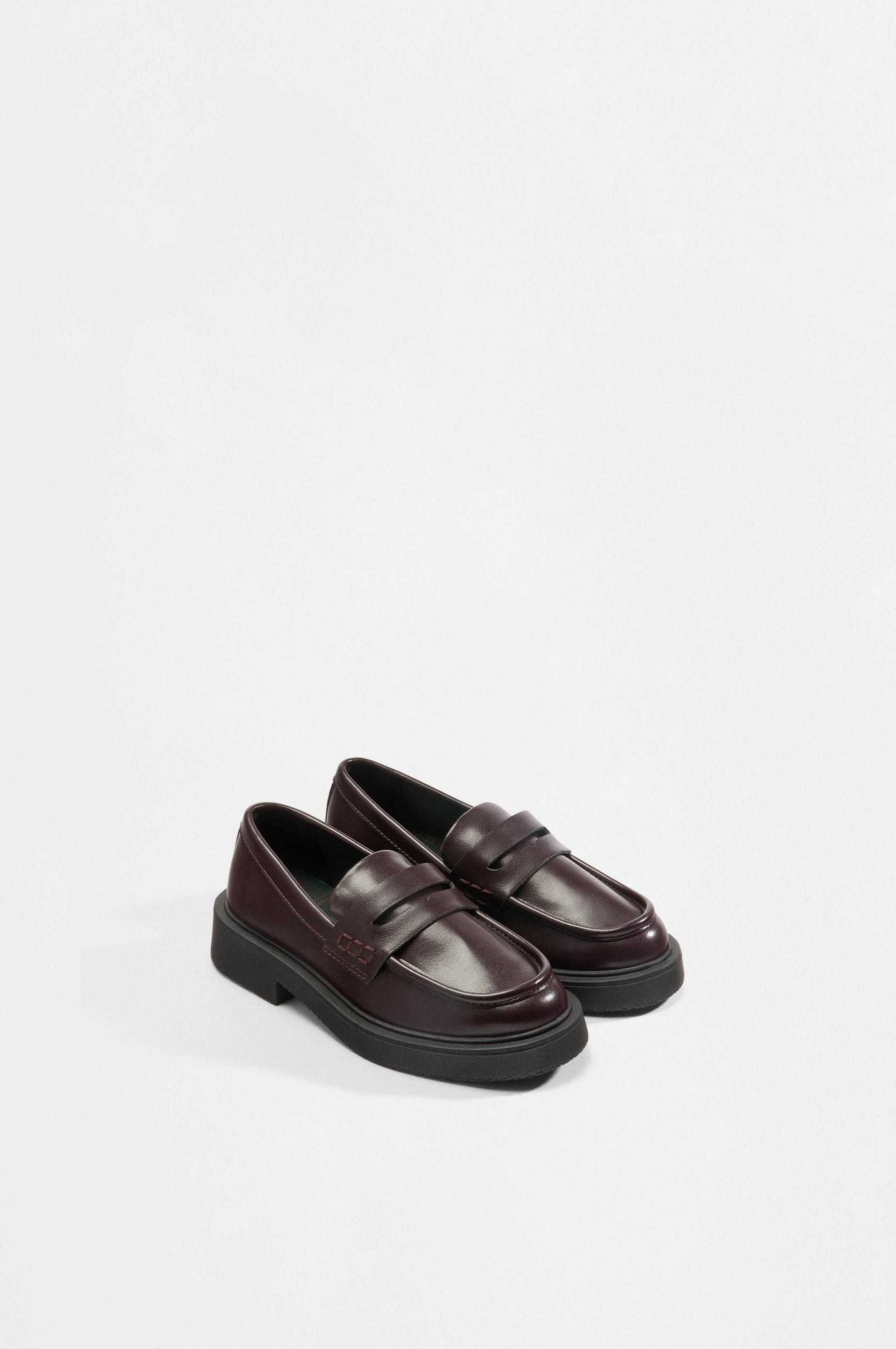 Penny Loafers — BURGUNDY