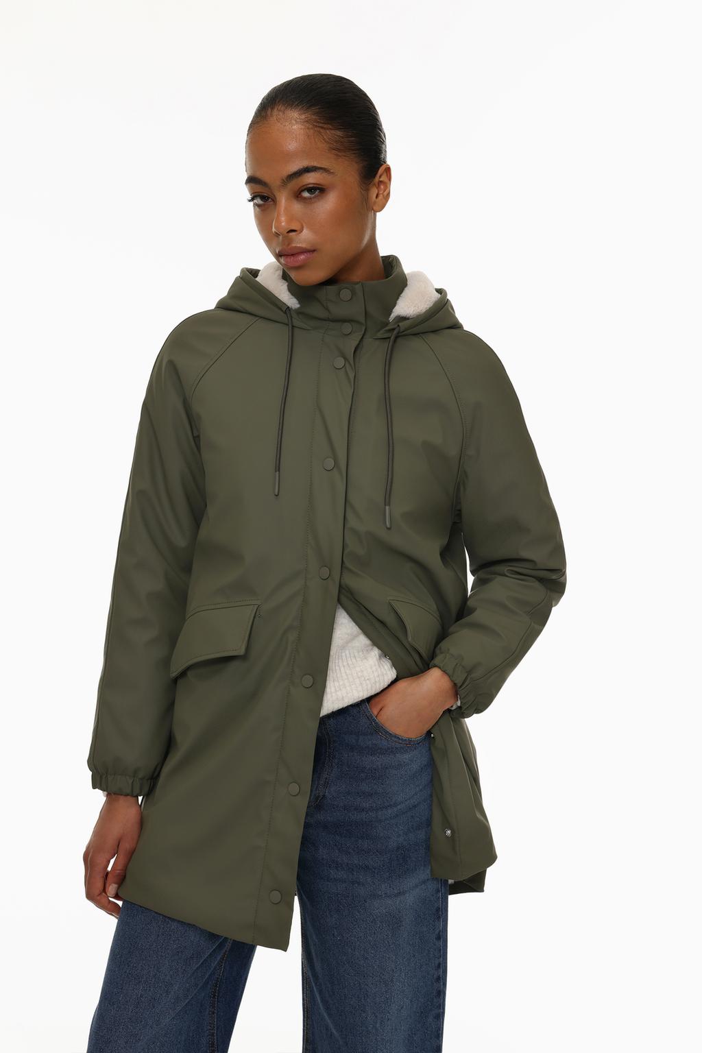 Rubberised parka