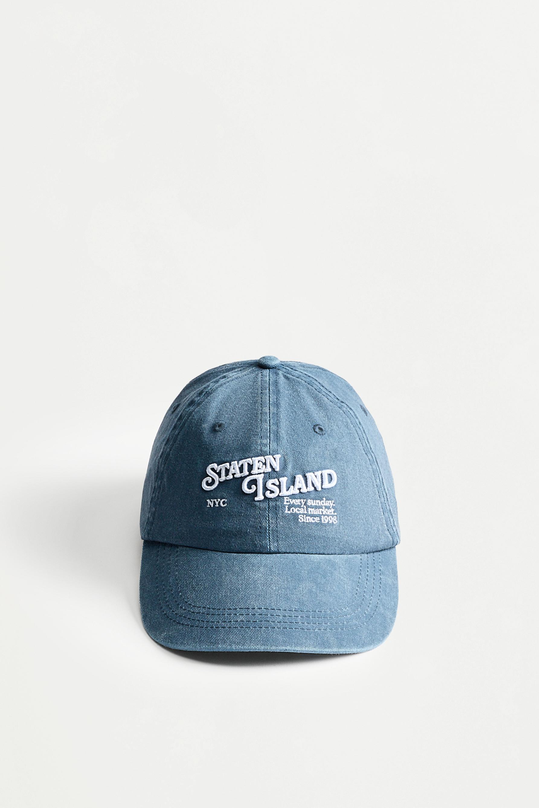 Embroidered denim cap — MARL