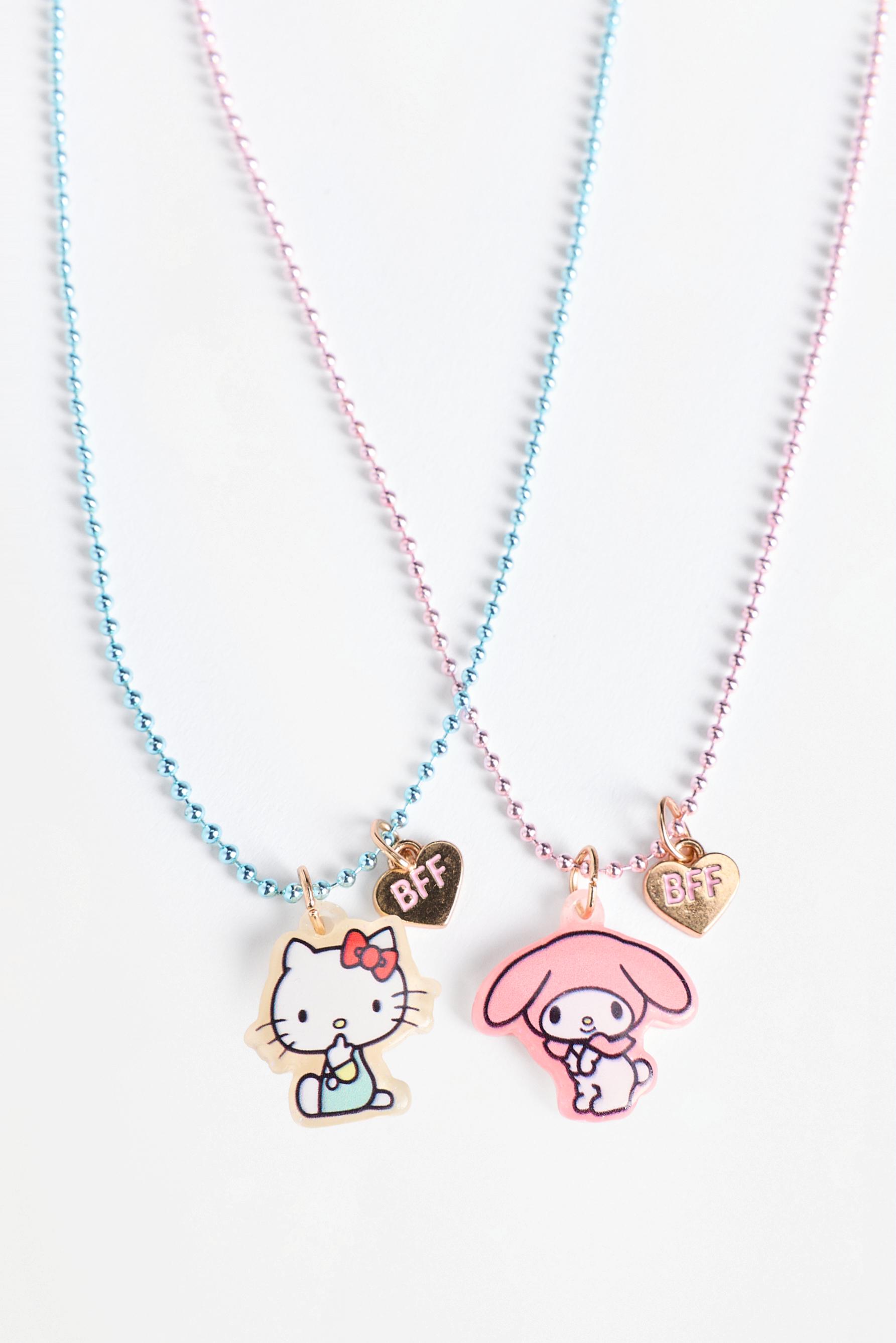 Hello Kitty and My Melody ©SANRIO BFF necklaces (2-pack) — PINK