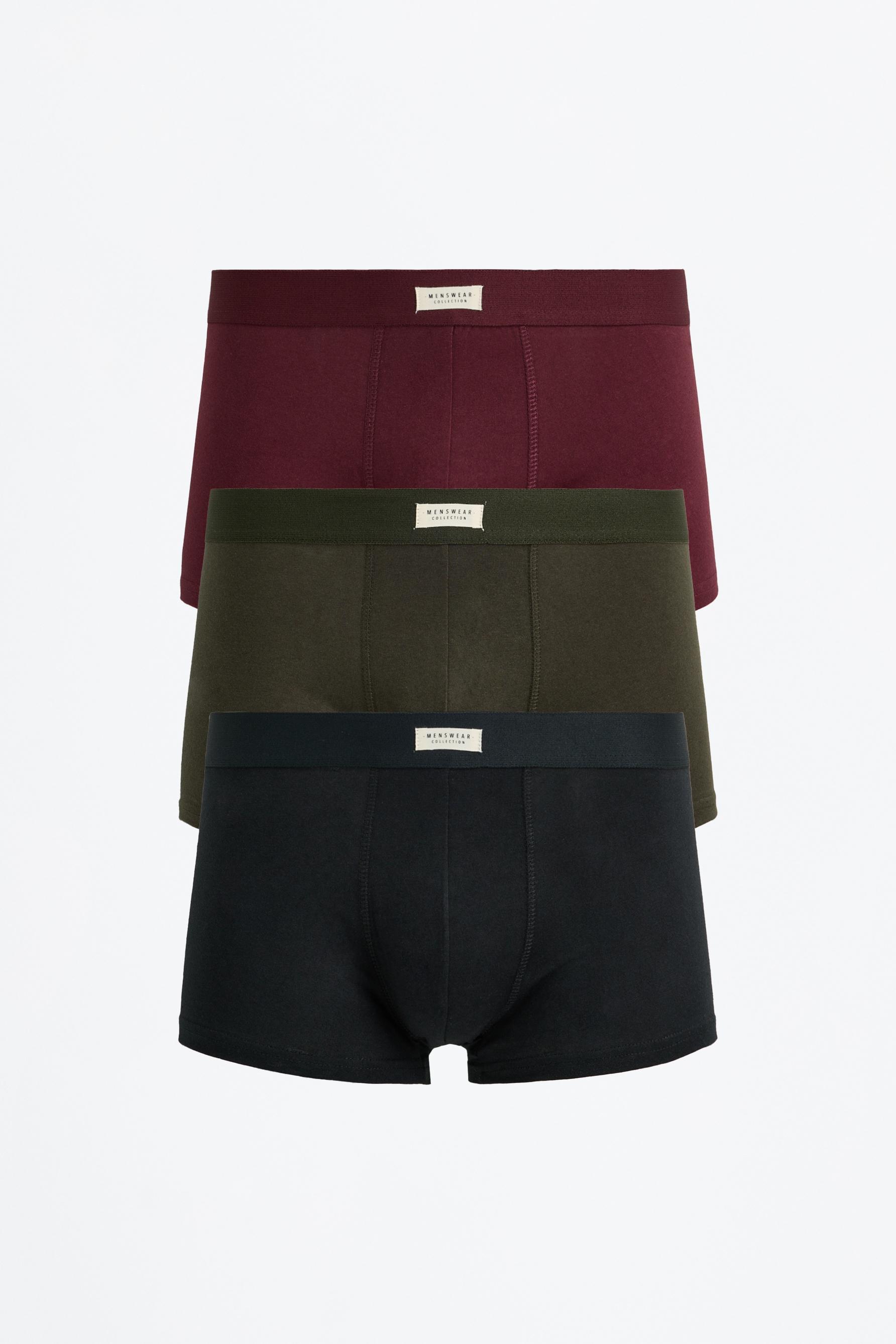 Basic Boxers (3-Pack) — DARK KHAKI