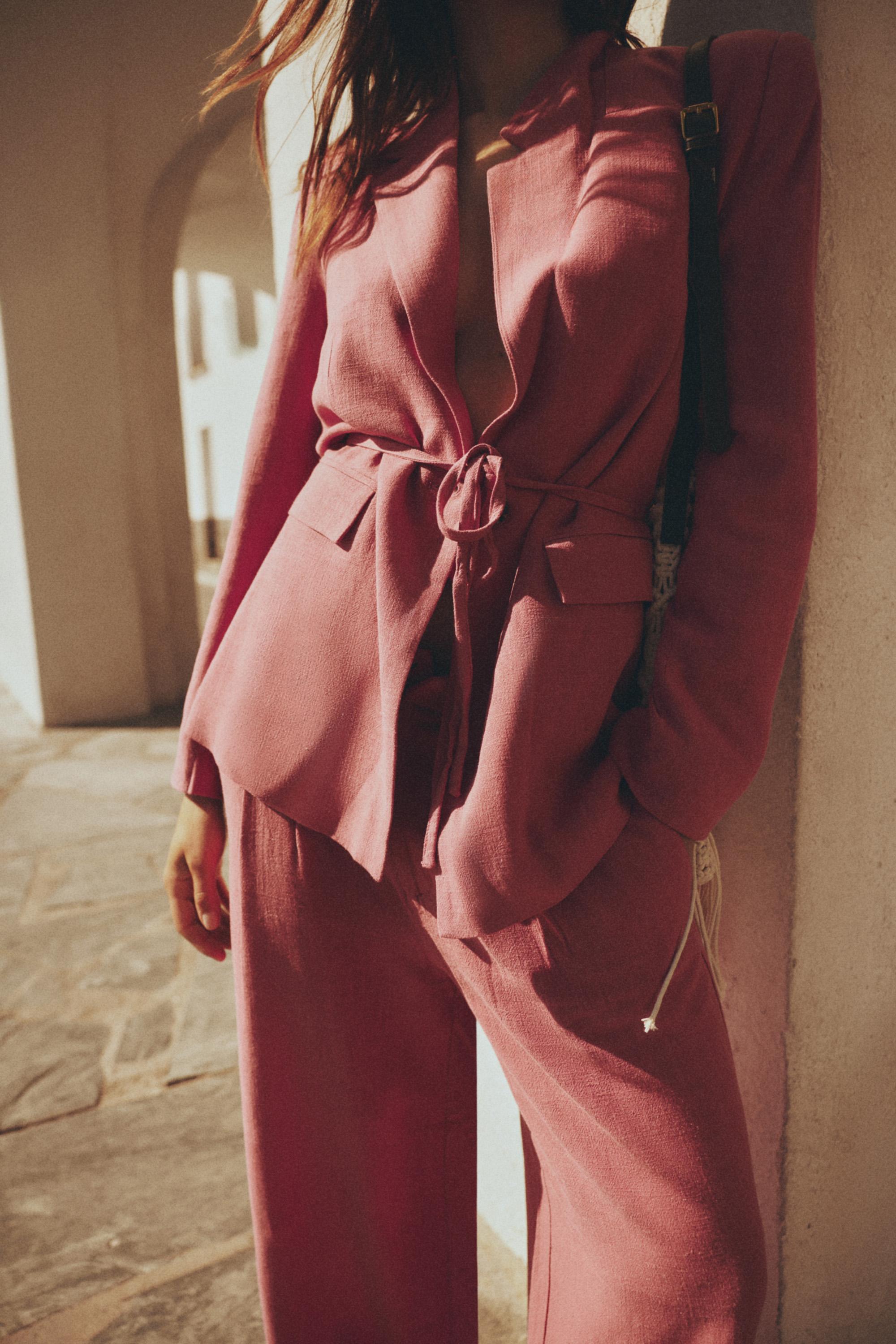 Rustic blazer — MAROON