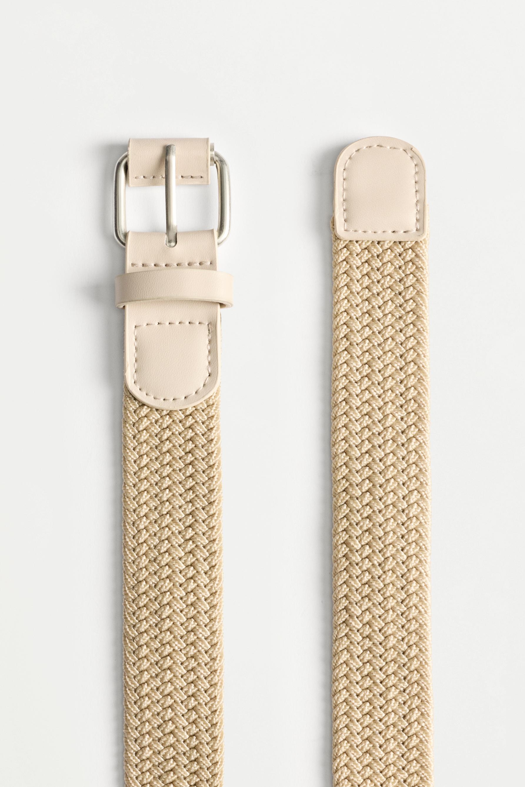 Braided belt — KHAKI