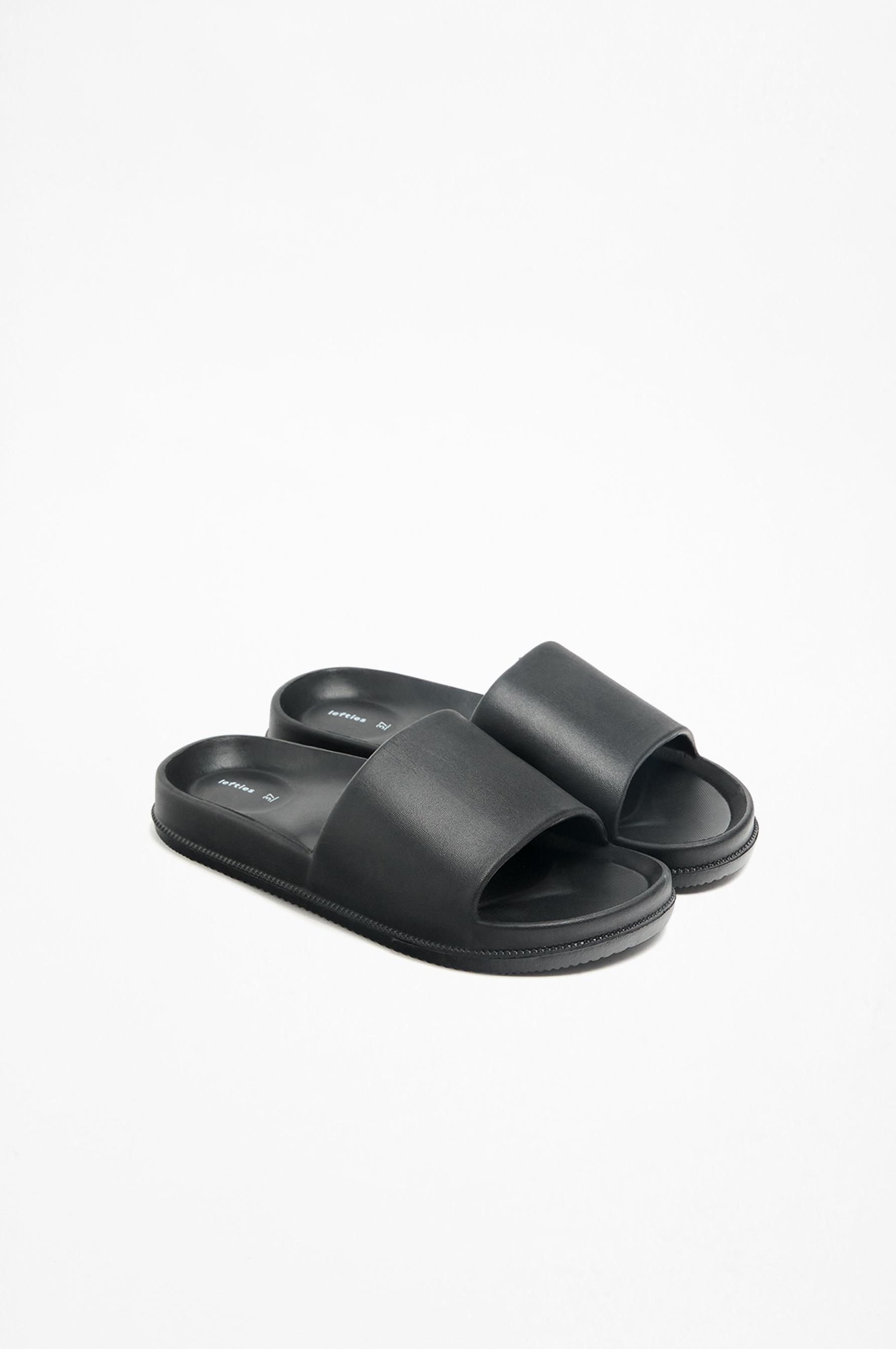 Shower slide sandals — BLACK
