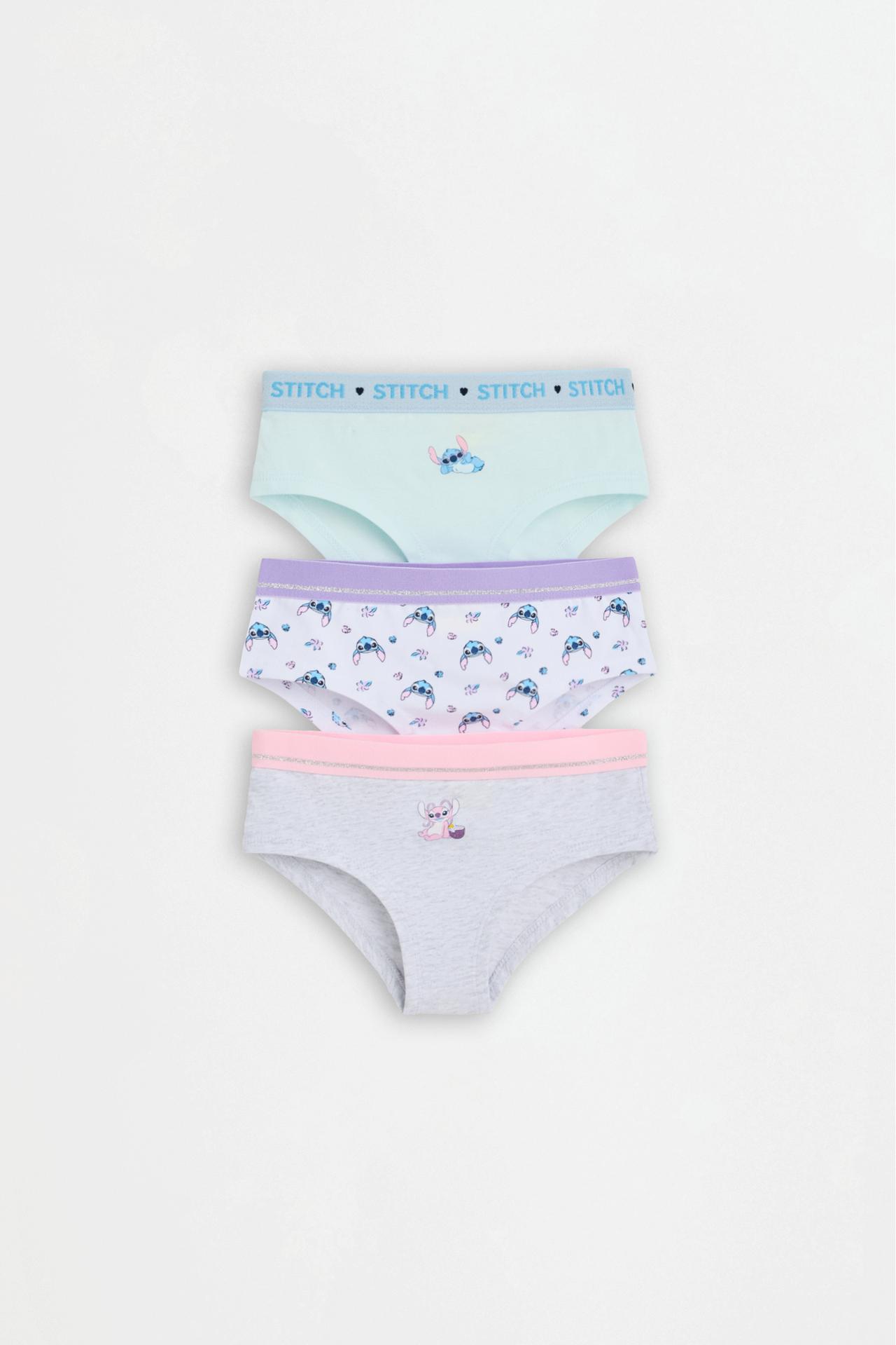 Stitch ©Disney hipster briefs (3-pack) — GREY MARL