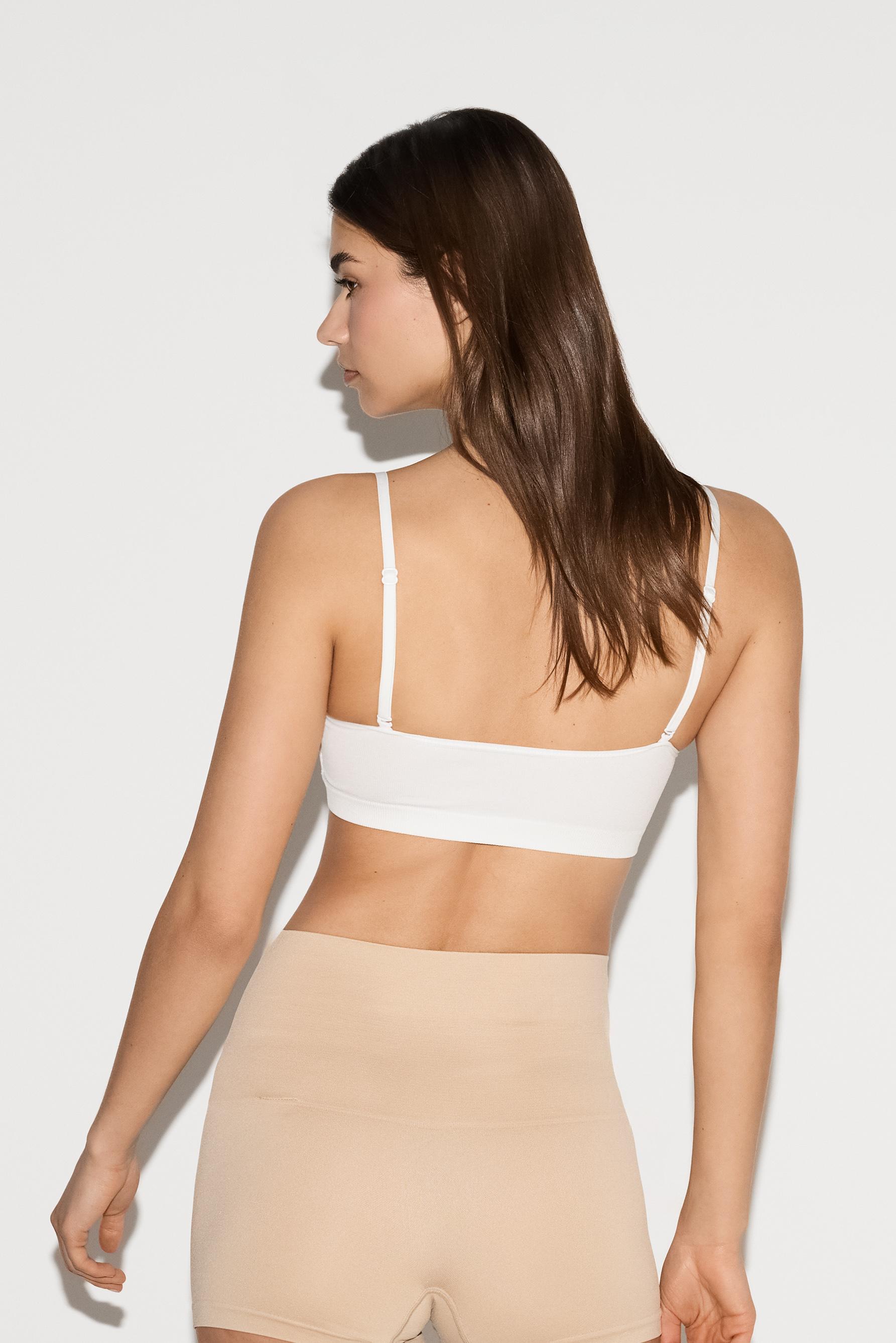 Seamless bandeau tops (2-Pack) — ECRU