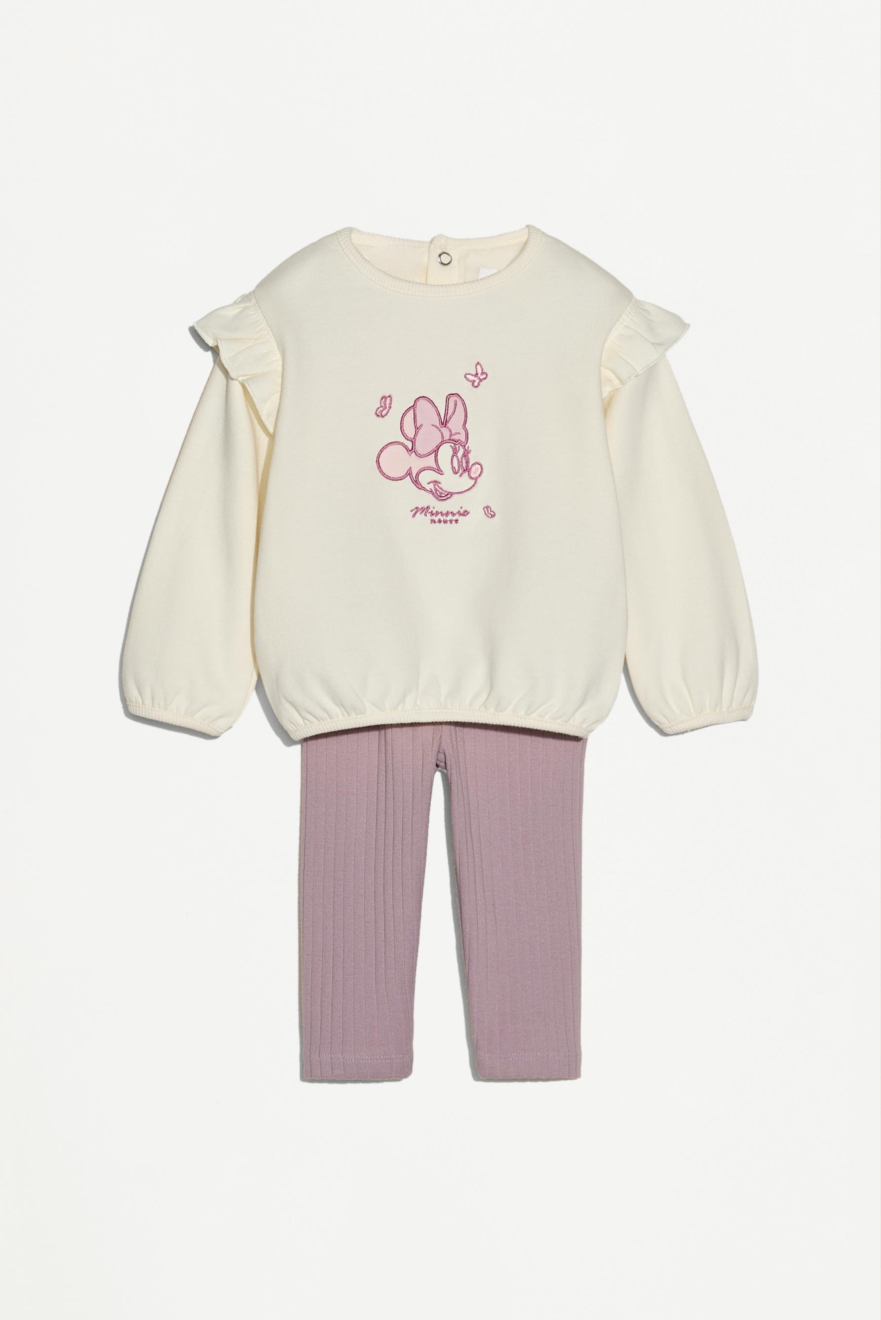 Set Minnie Mouse ©Disney sudadera y legging canalé