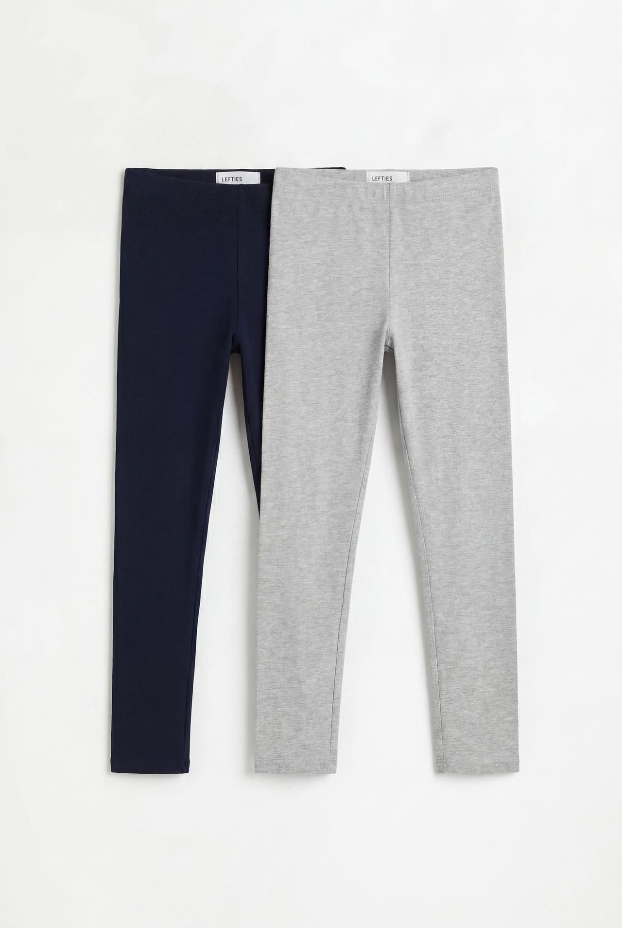 2-Pack of long leggings — NAVY