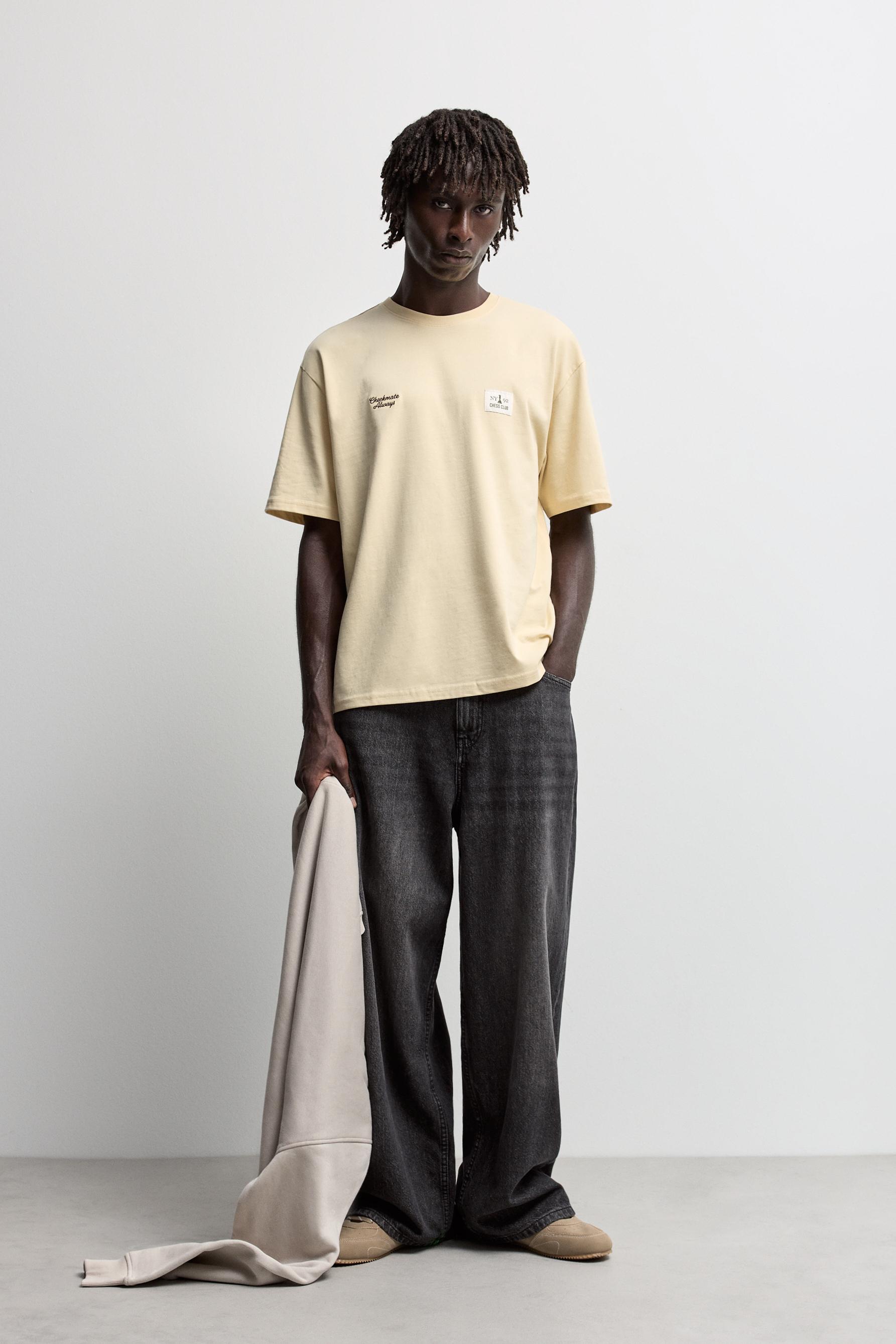 Patch T-shirt — VANILLA