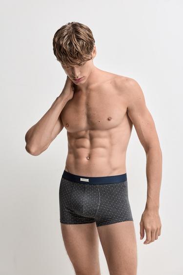 Printed boxers 5-pack — PALE GREY 2