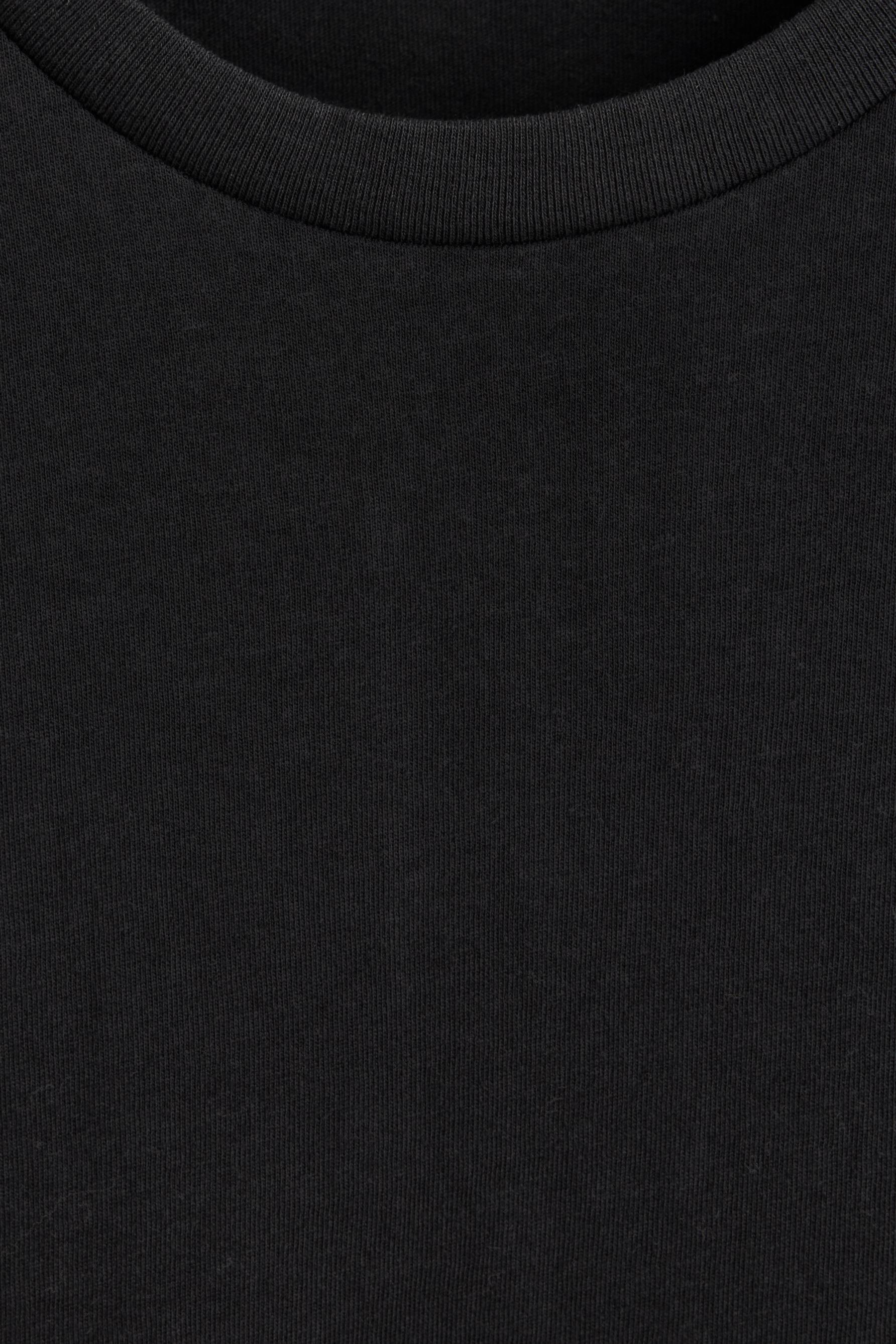 2-pack of basic T-shirts — BLACK