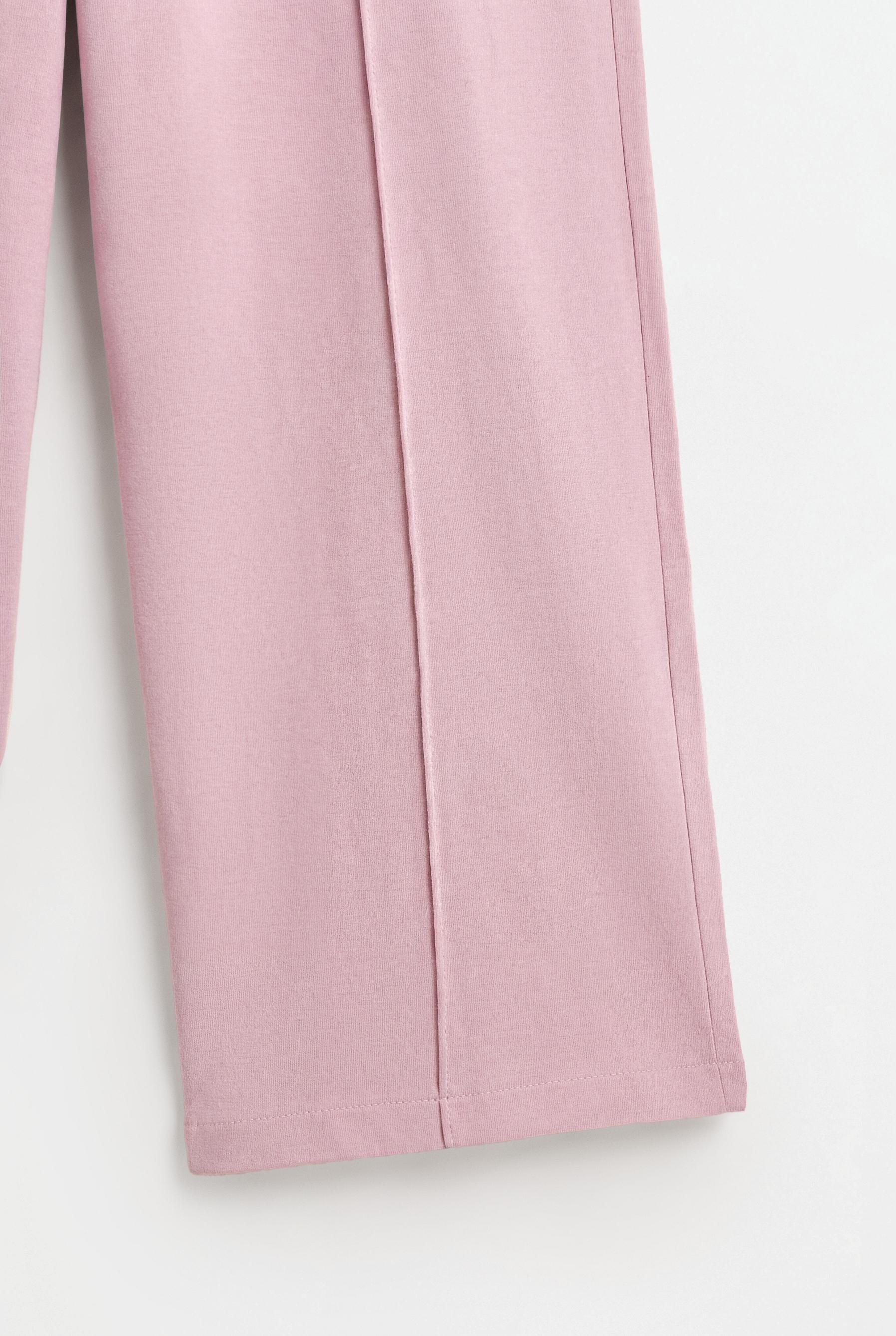 Heavy jersey culottes — PALE MAUVE