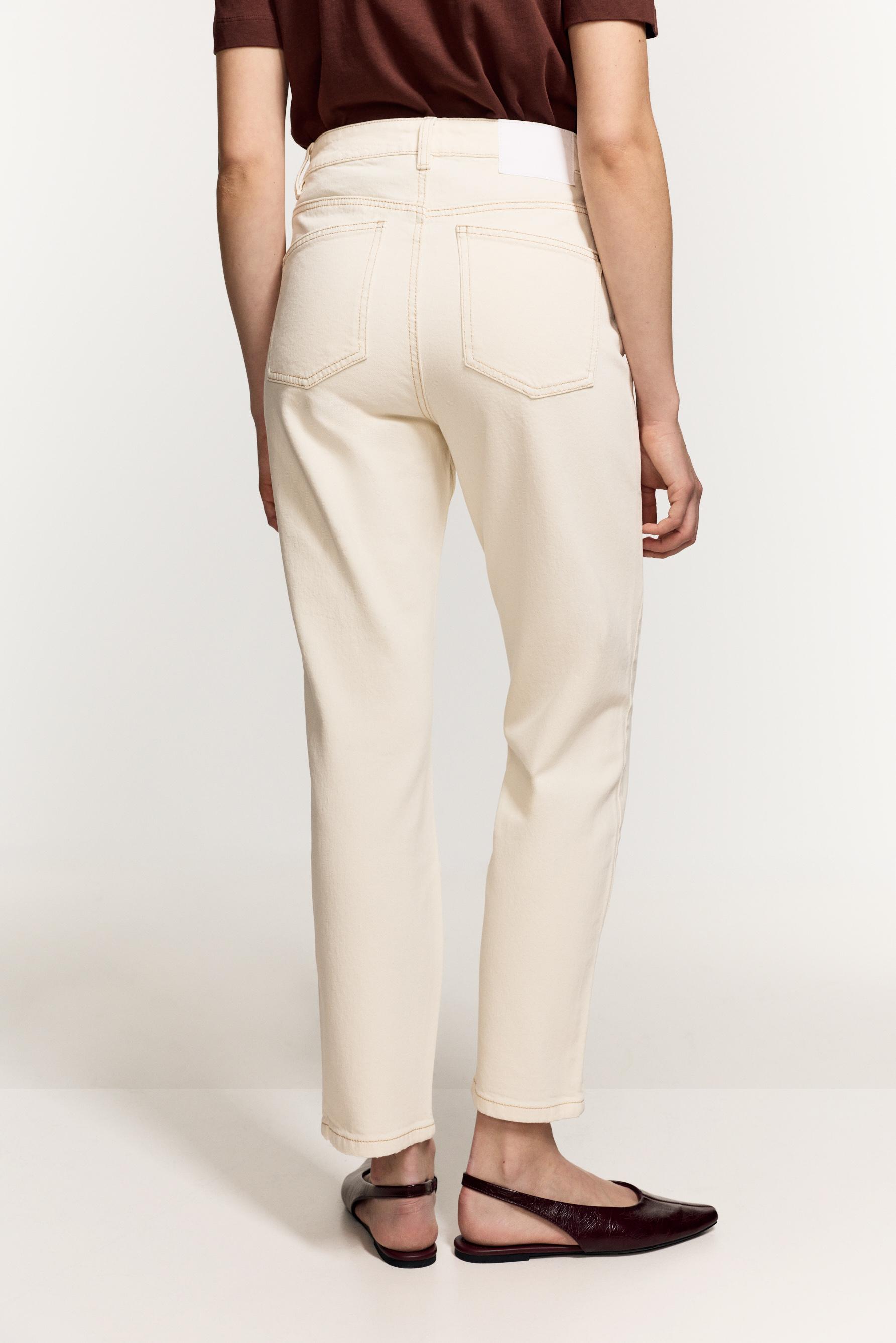 Mom fit jeans — VANILLA