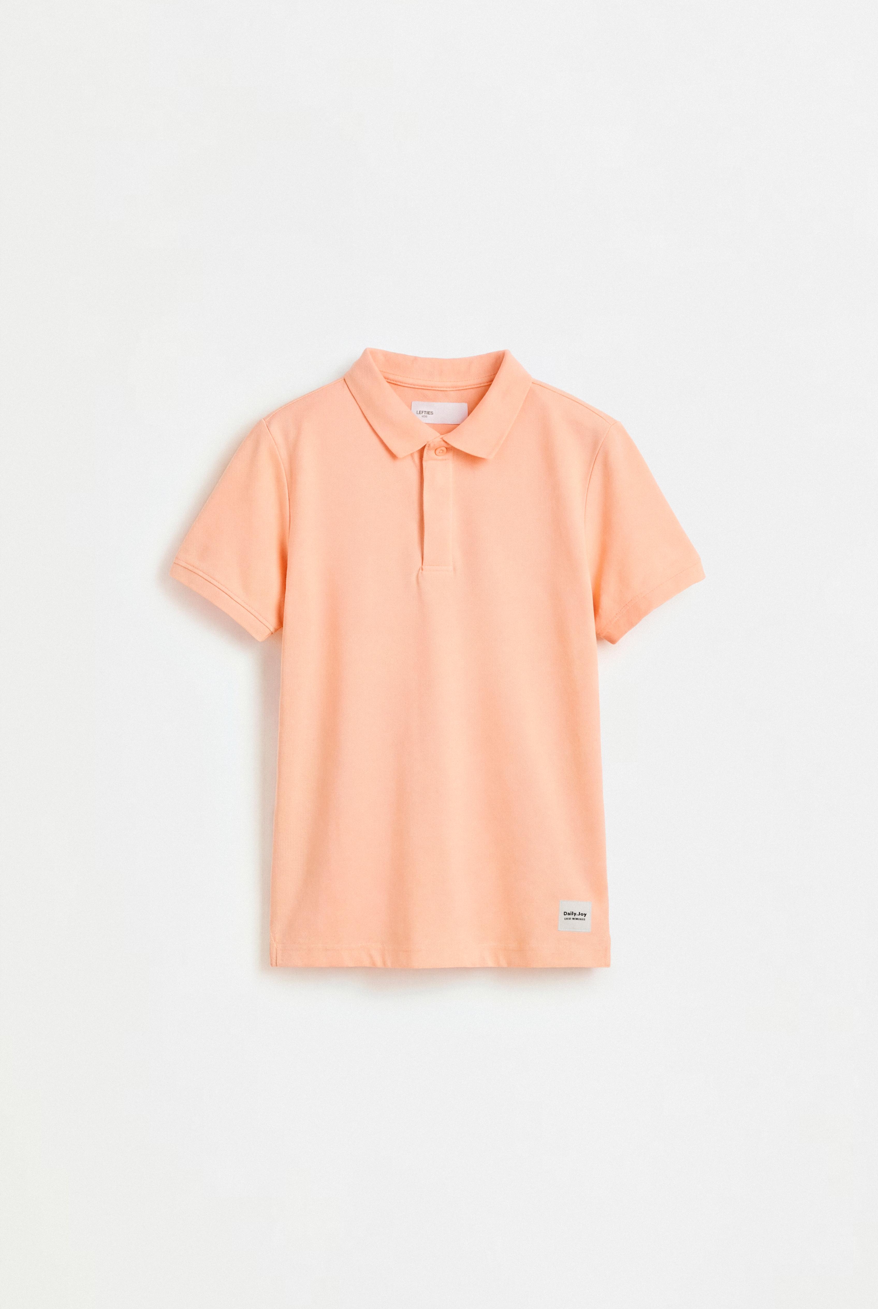 Basic polo shirt — TANGERINE