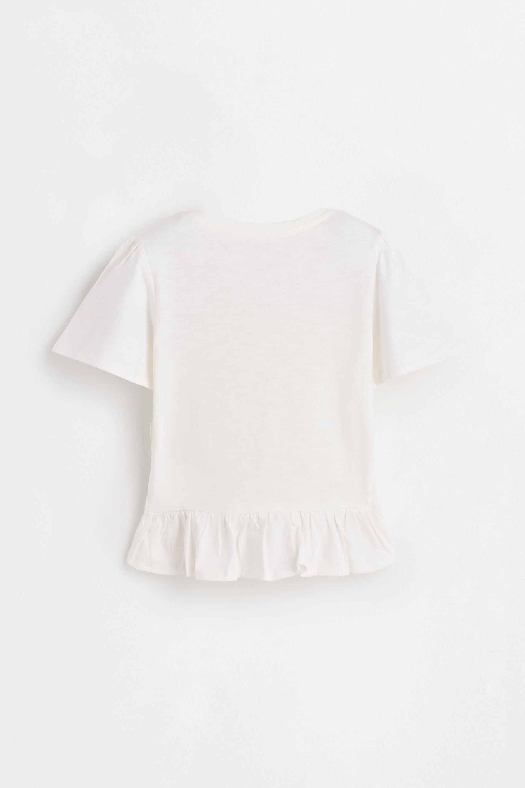 Smocked T-shirt — OFF WHITE