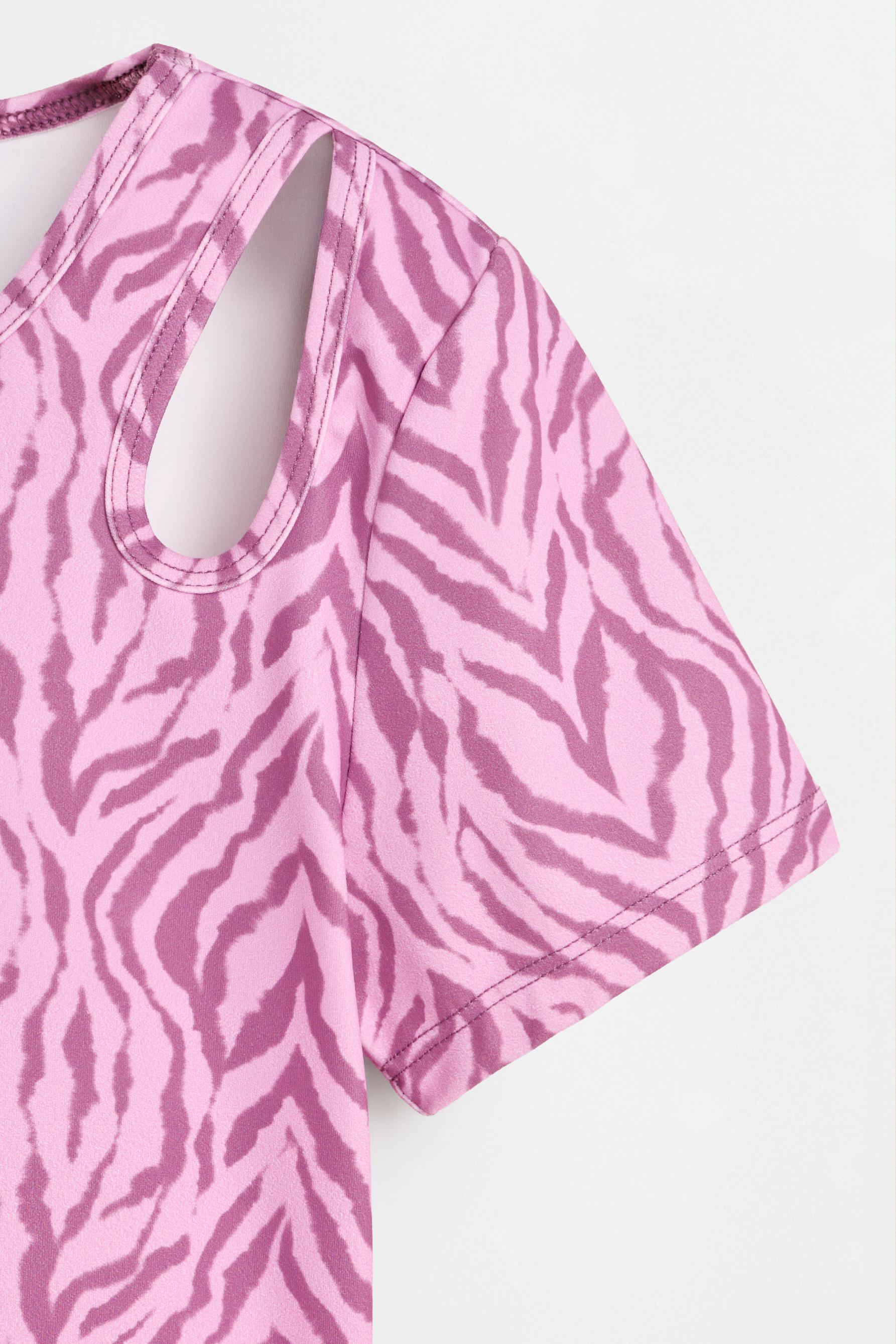 Cut-out sports top — PINK