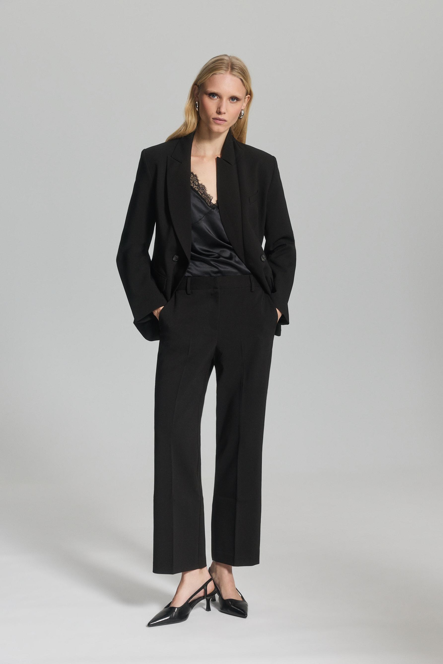 Pantalón vestir mini flare