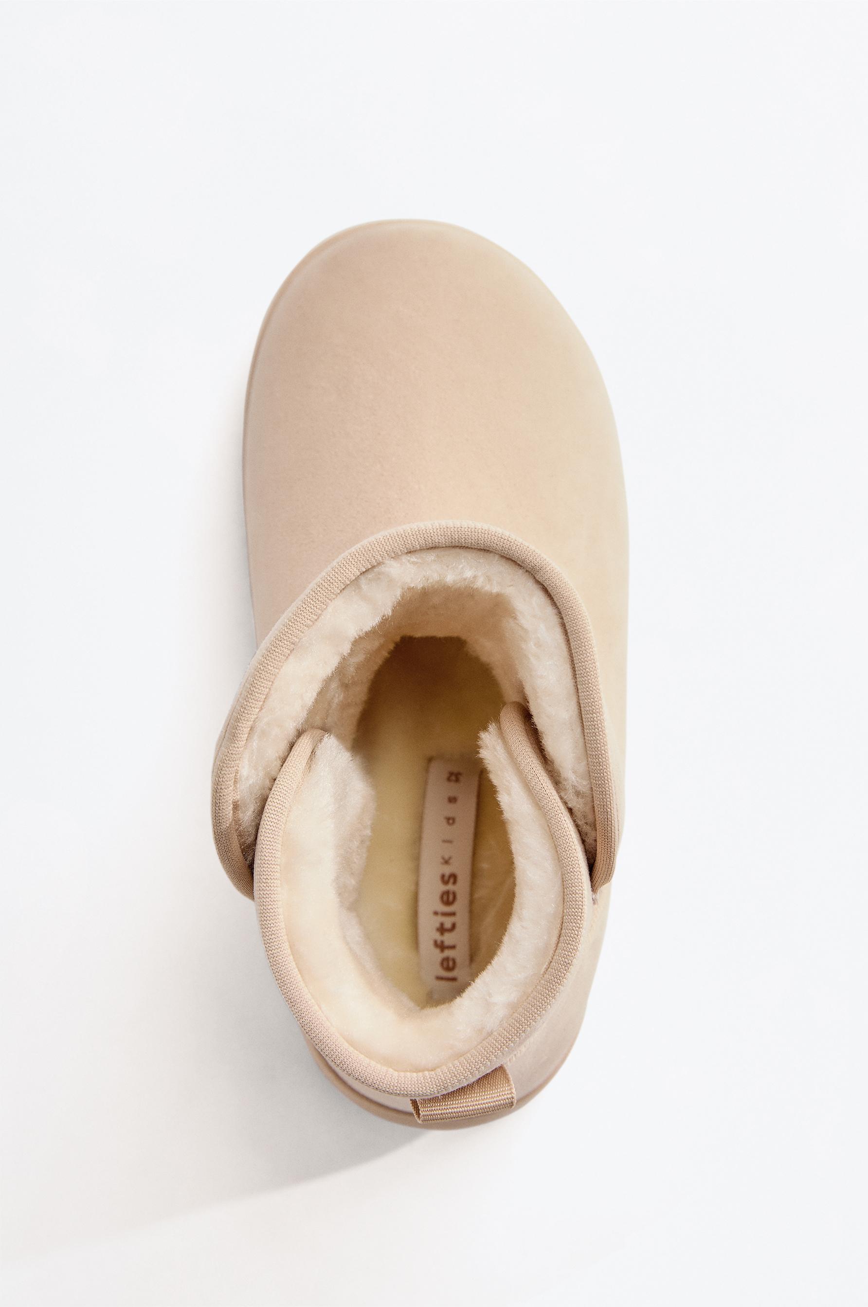 Lined ankle boot — BEIGE