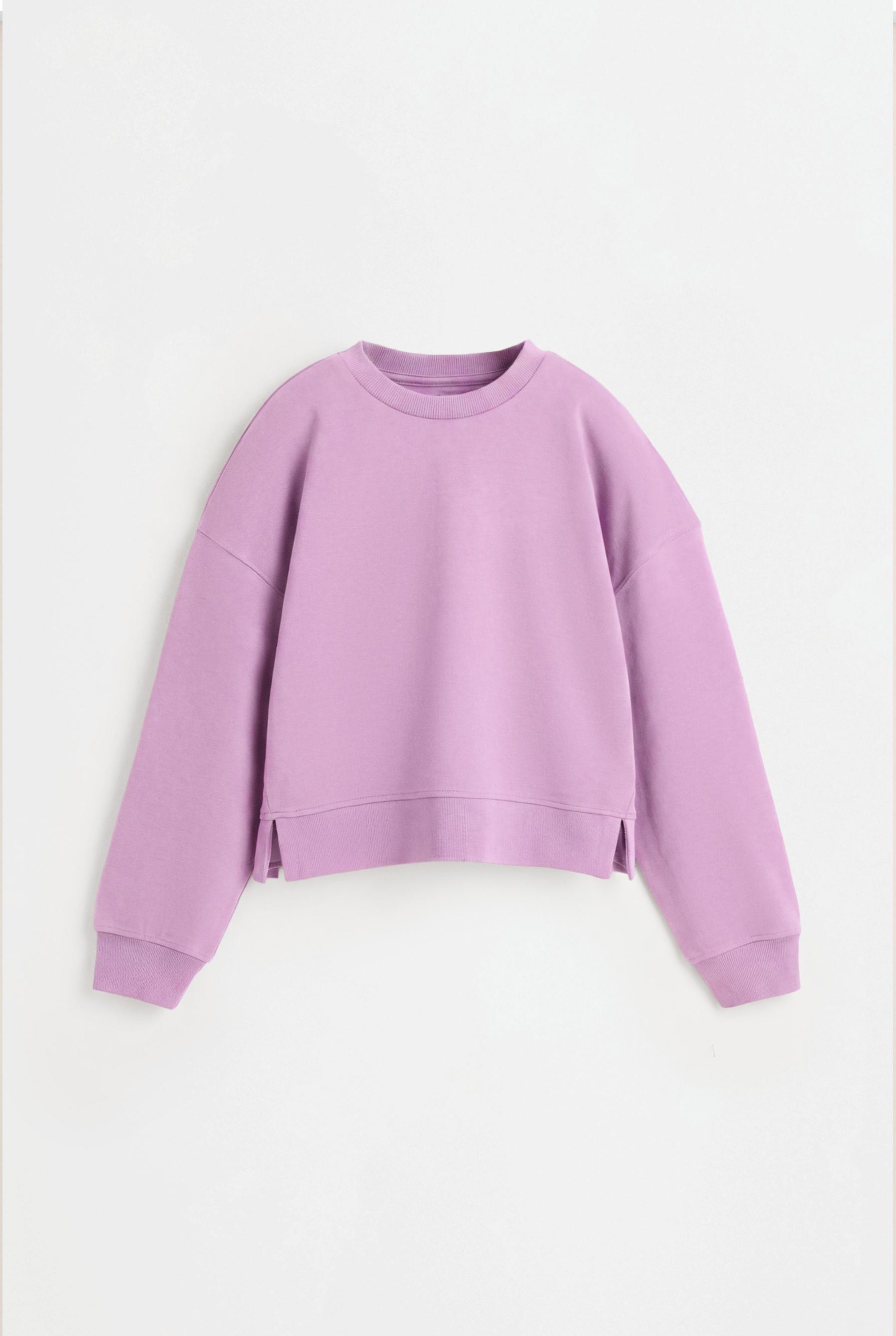 Interlock sweatshirt and flared leggings co-ord — MAUVE PINK