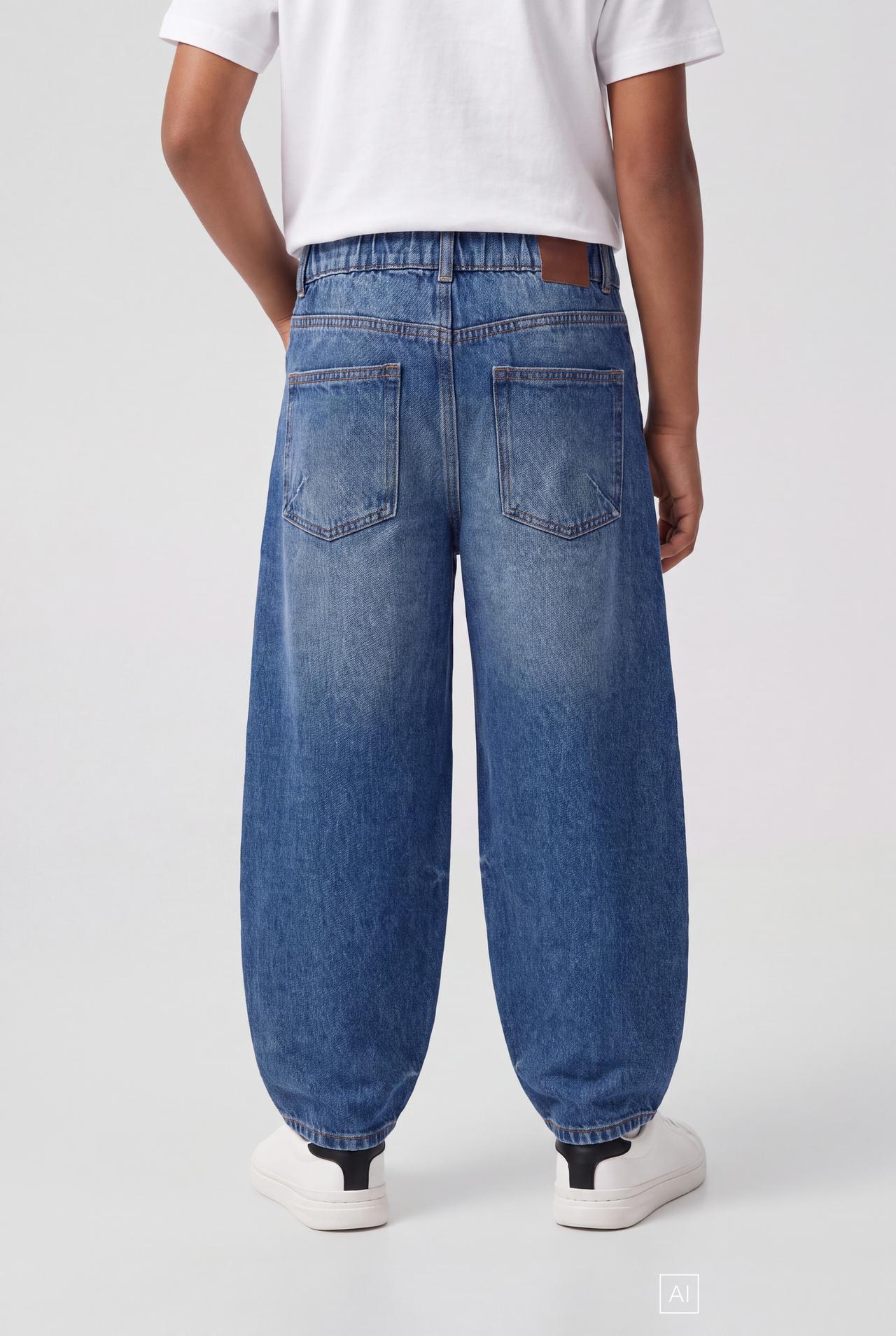 Balloon jeans — BLUE
