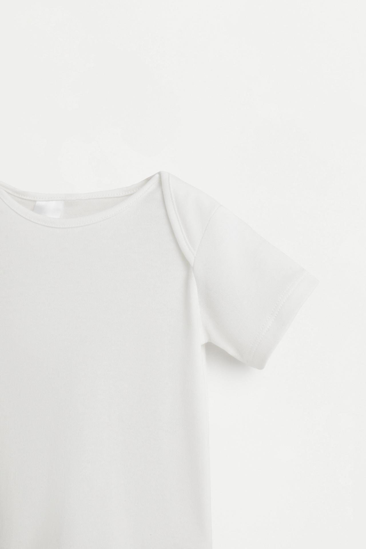 Plain bodysuits (Pack of 4) — WHITE