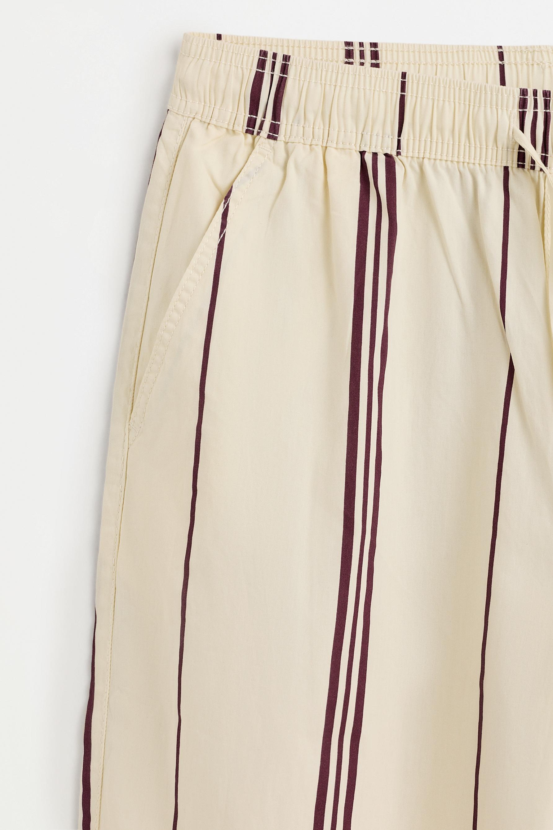 Men's | Beige stripe joggers — OFF WHITE