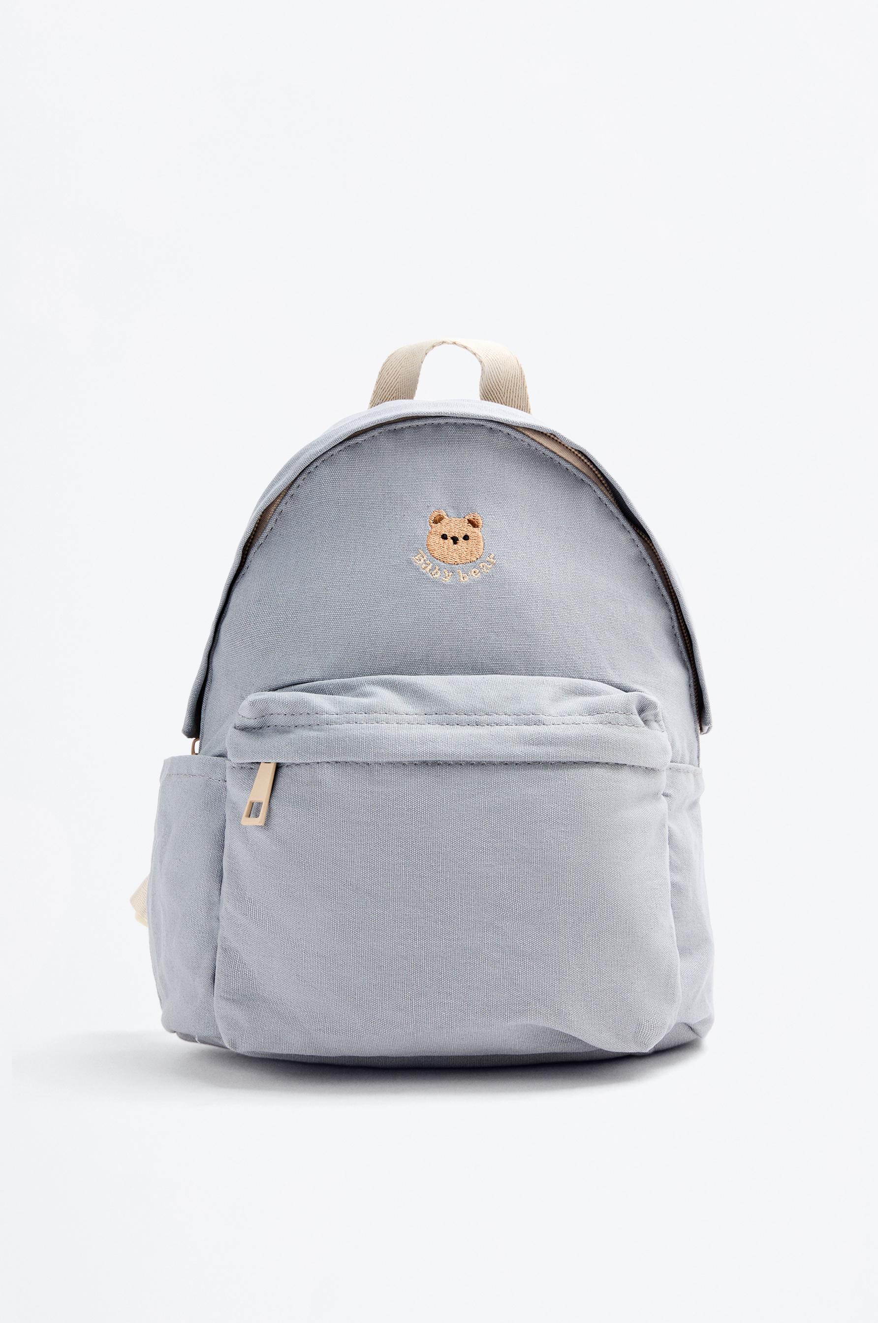 Mochila escolar detalle oso