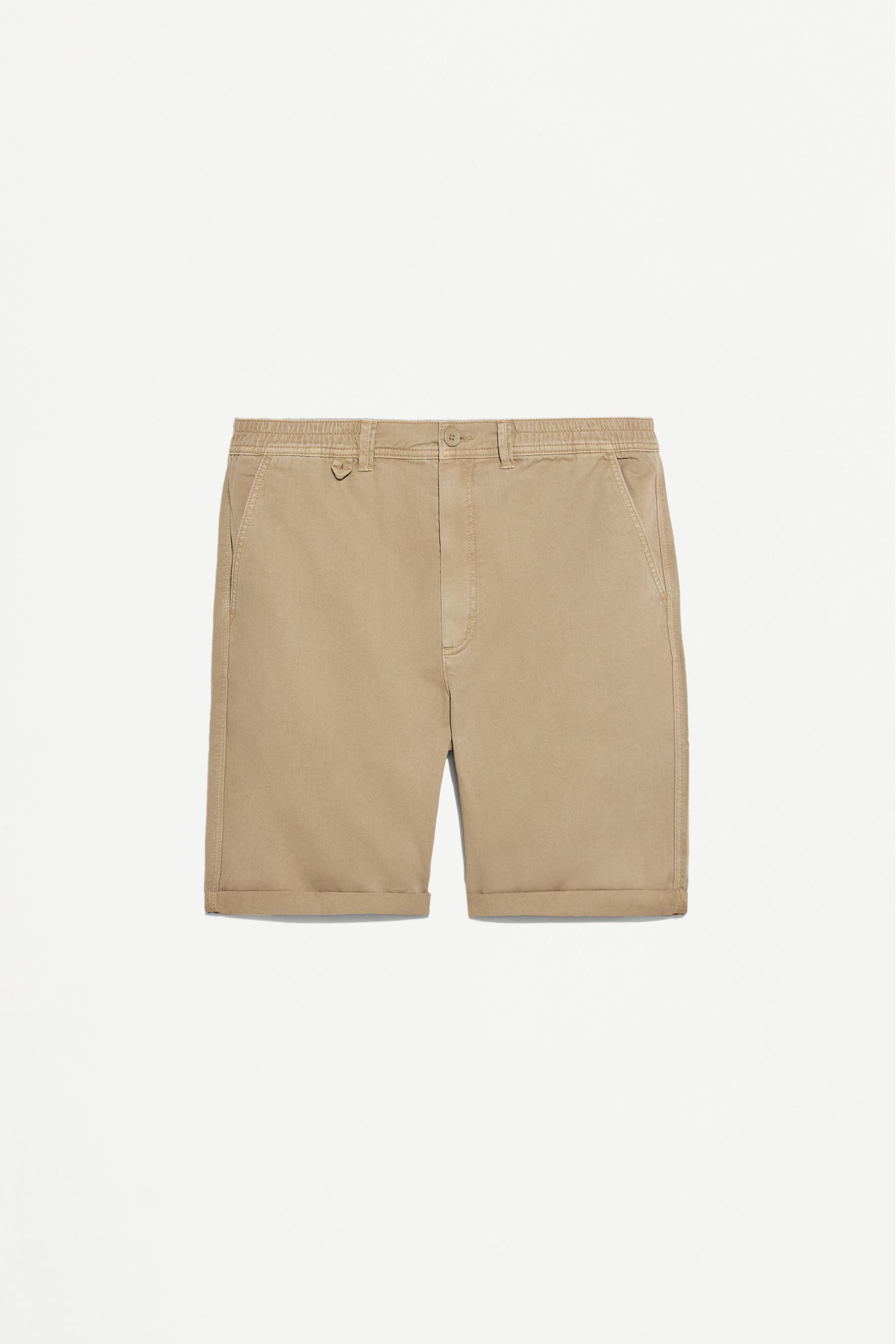 Slim fit Bermuda shorts — DARK OCHRE