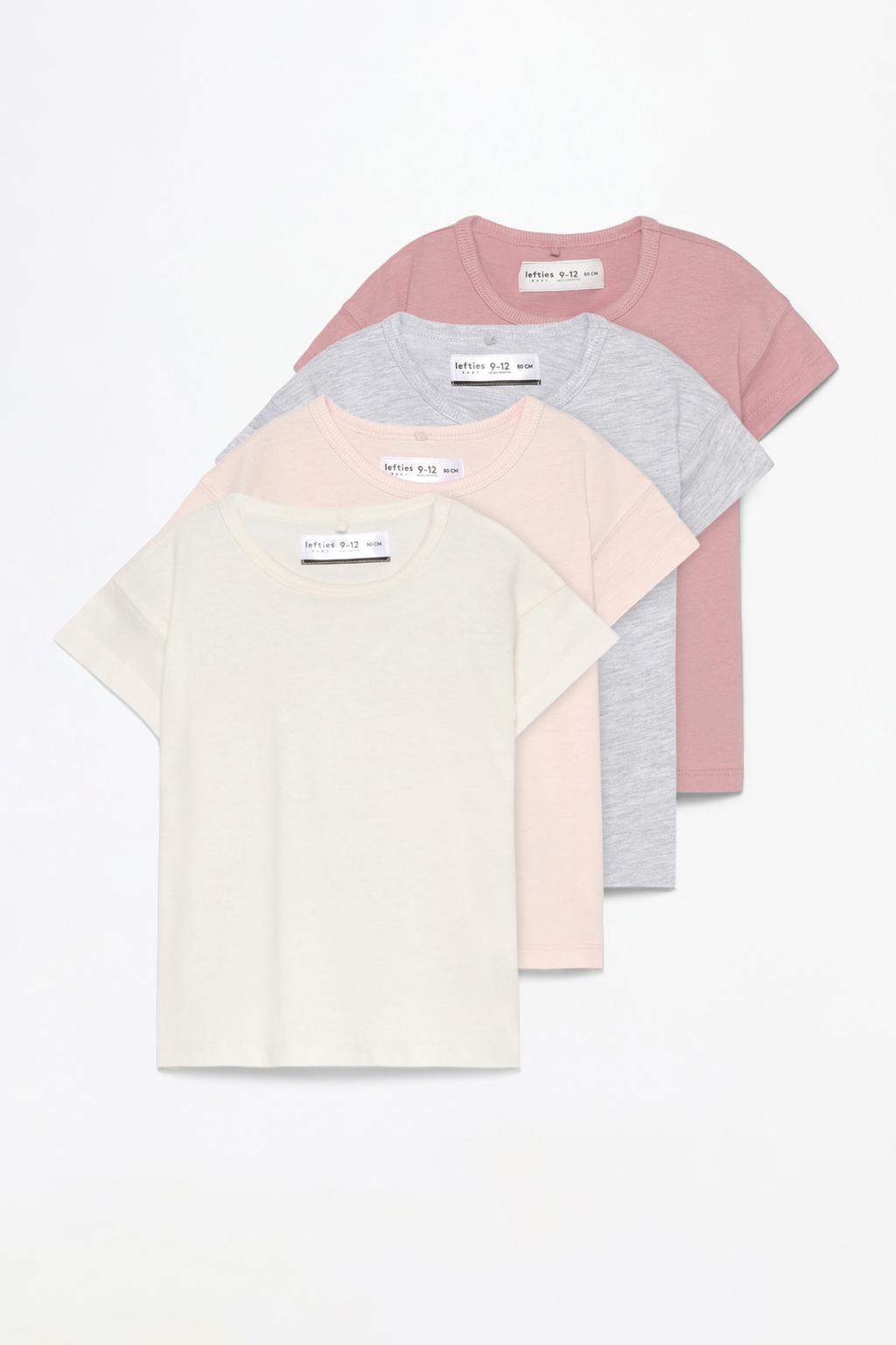 4-pack of basic T-shirts