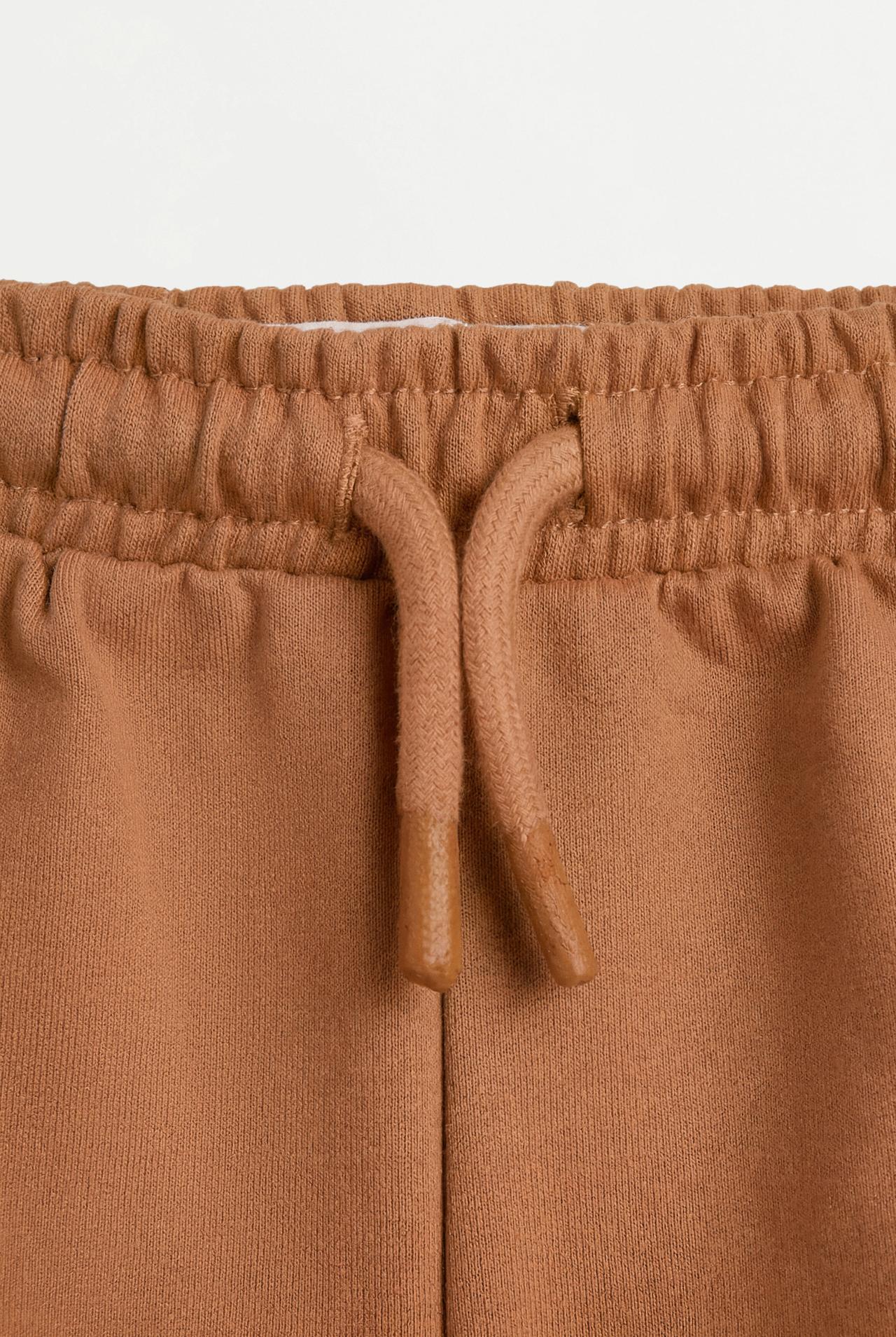 Plush cargo Bermuda shorts — PUMPKIN