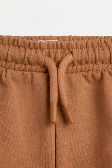 Plush cargo Bermuda shorts — PUMPKIN 3