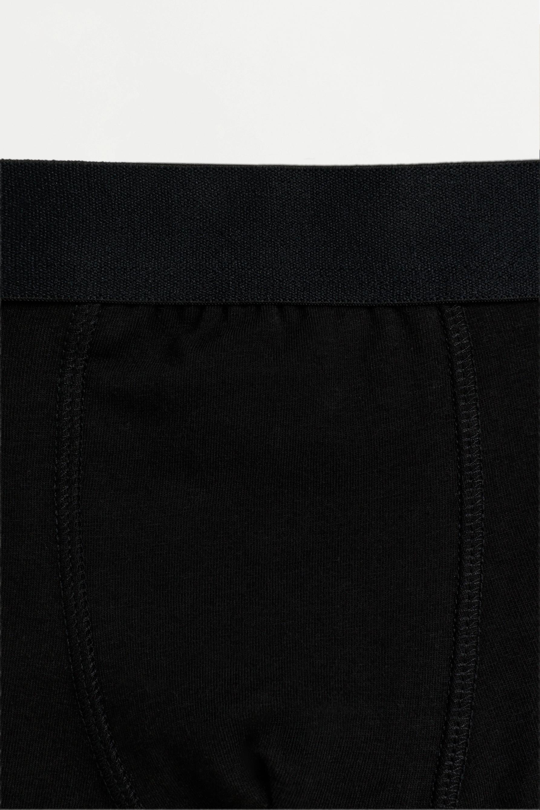 Pack of 5 basic boxer shorts — BLACK