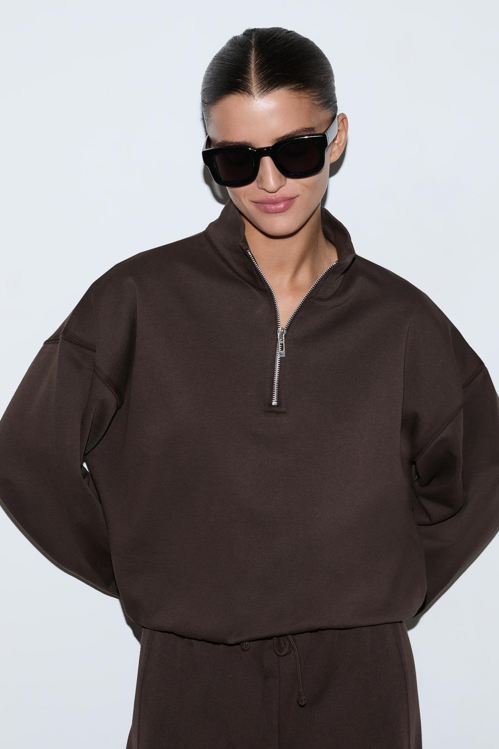 Quarter-zip sweatshirt