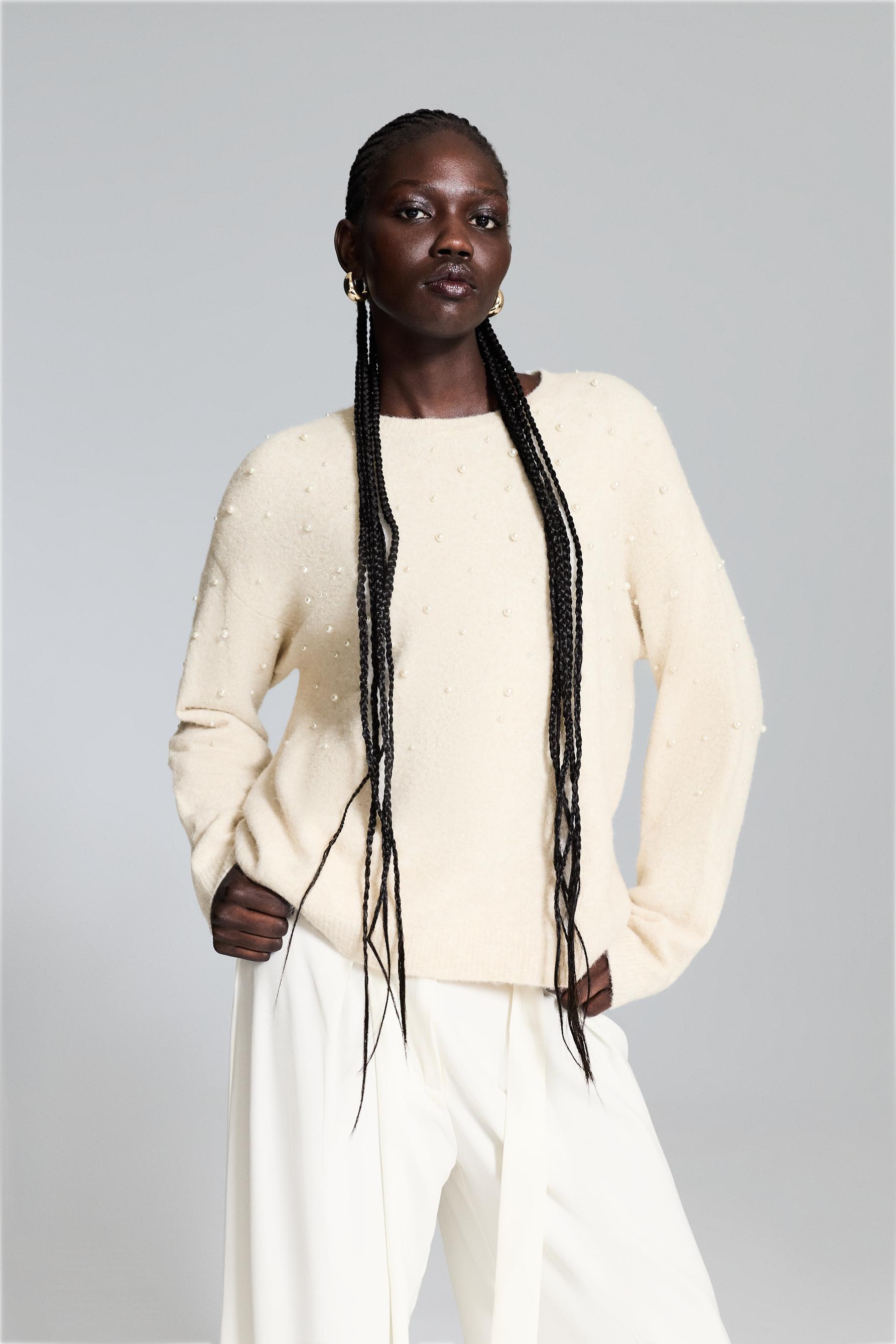 Jersey punto apliques