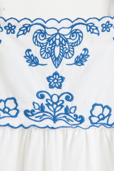 Embroidered dress — WHITE 4
