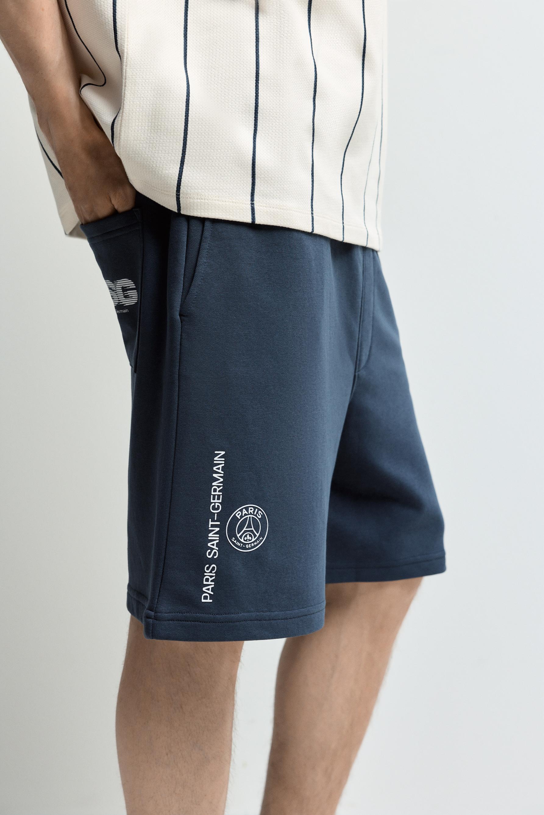 Paris Saint-Germain x Lefties tracksuit Bermuda shorts — OCEAN BLUE