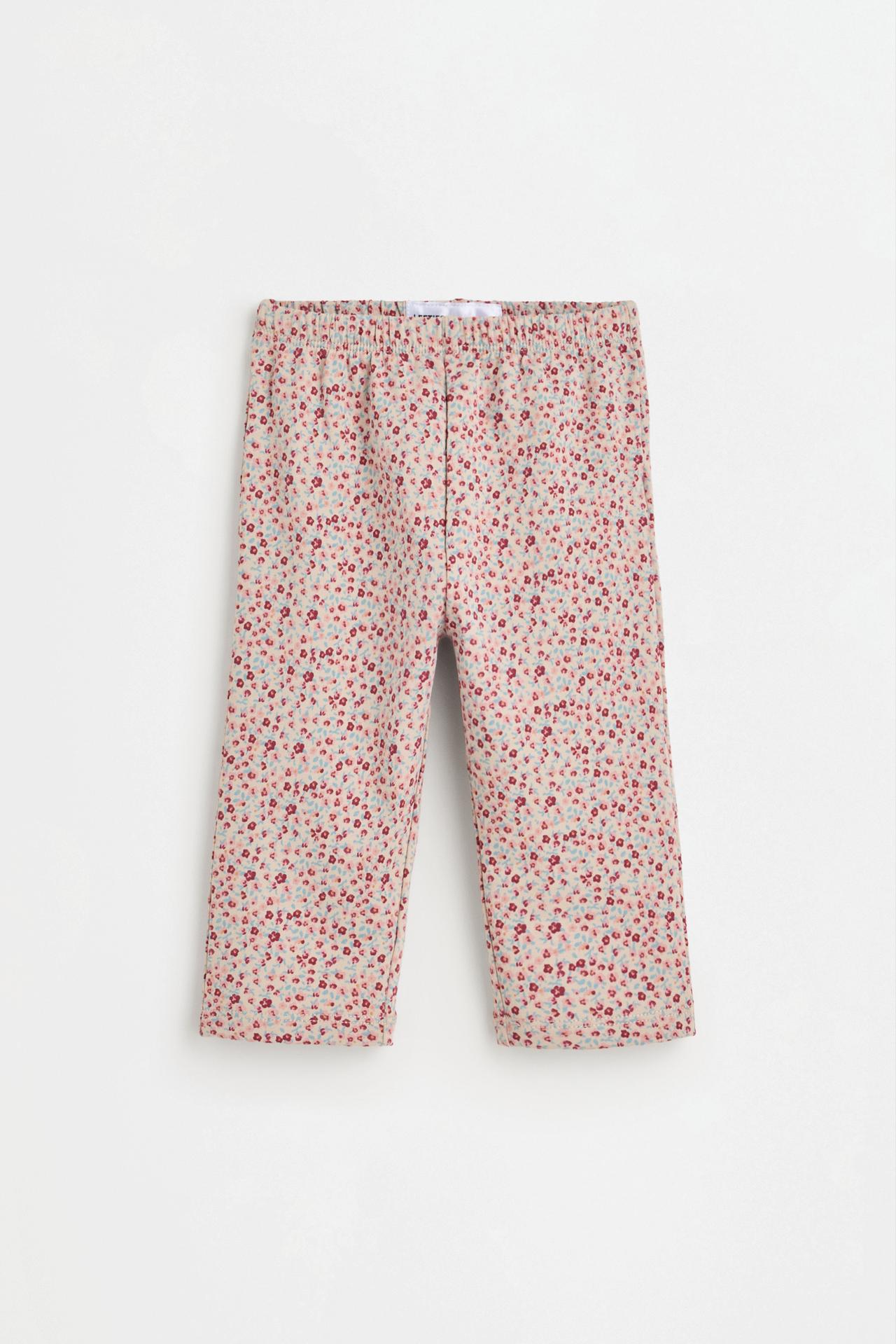Printed plush sweatshirt and trousers set — ECRU