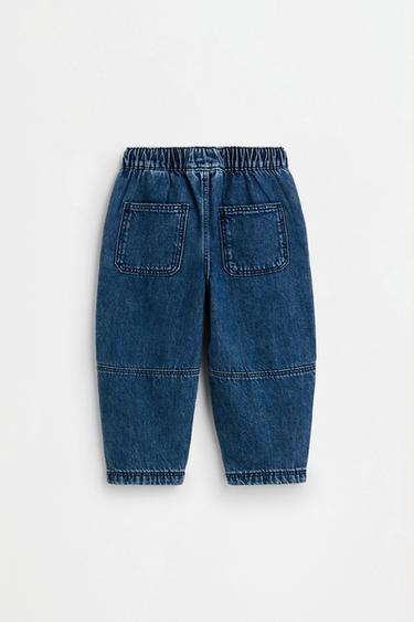 Barrel-leg jogger jeans — DARK BLUE 2