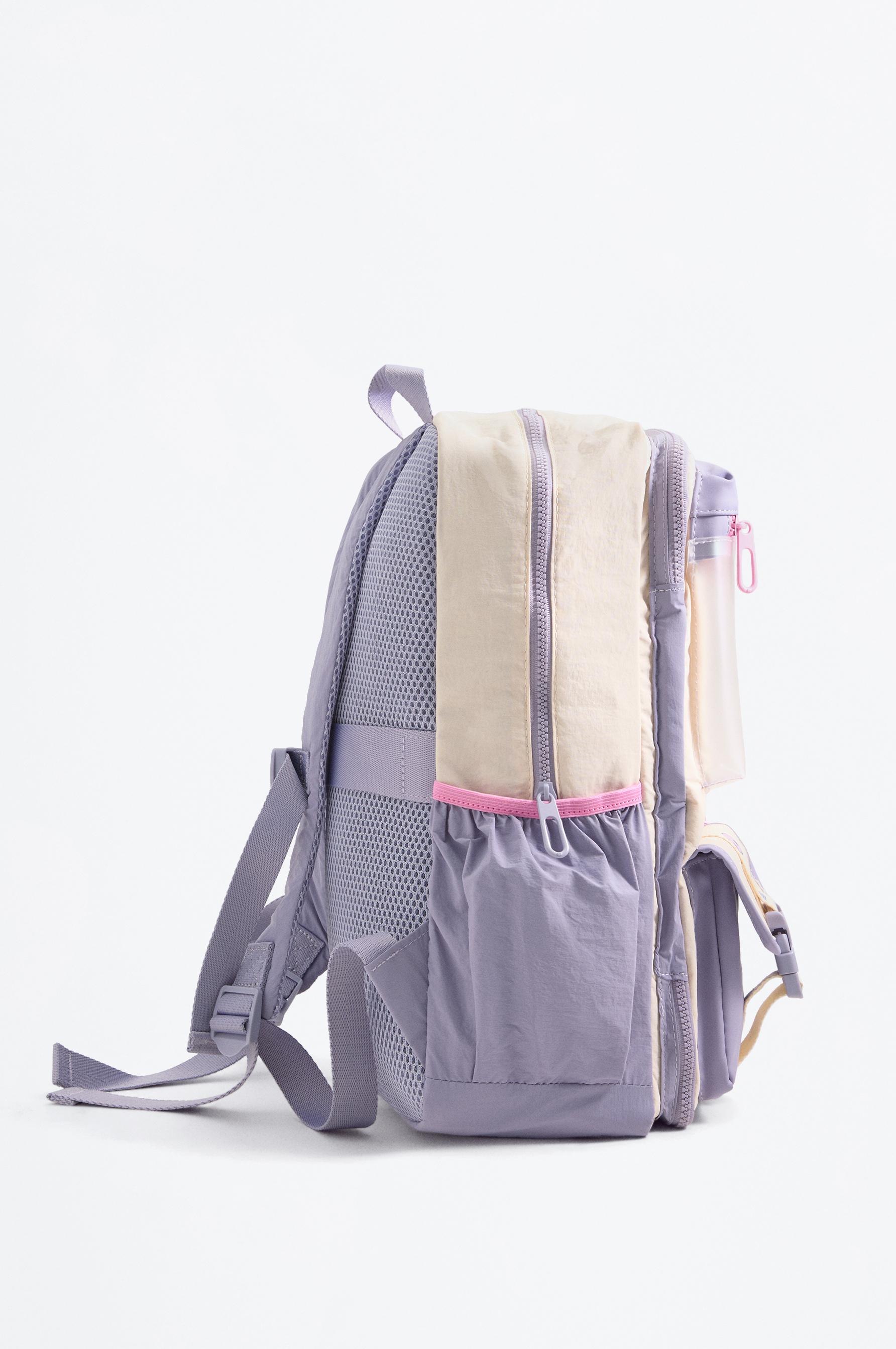 Kuromi Hello Kitty ©SANRIO multi-pocket backpack — MAUVE