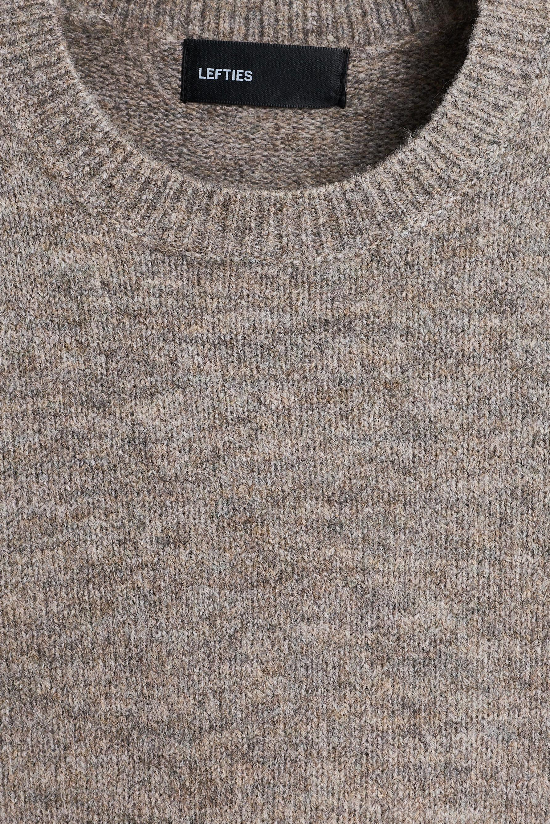 Short sleeve sweater — TAUPE GREY